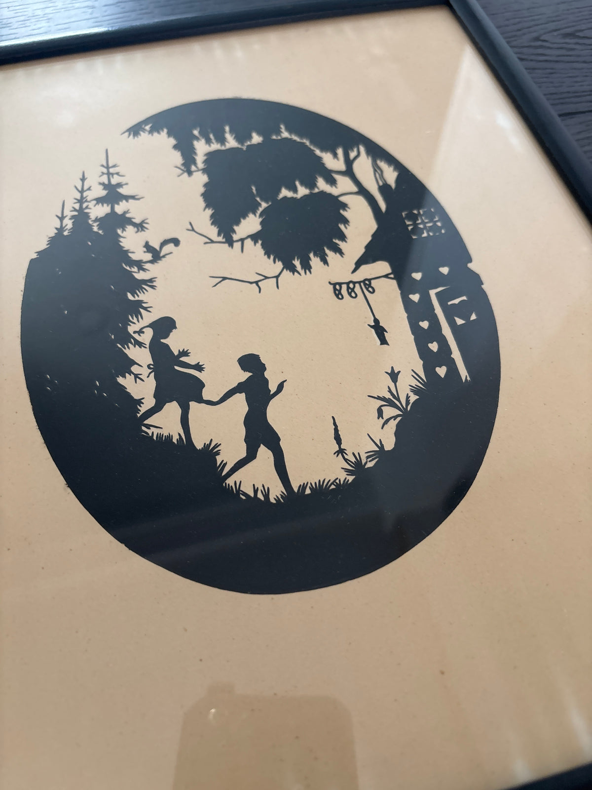 German Hansel & Gretel Hand-Cut Paper Art