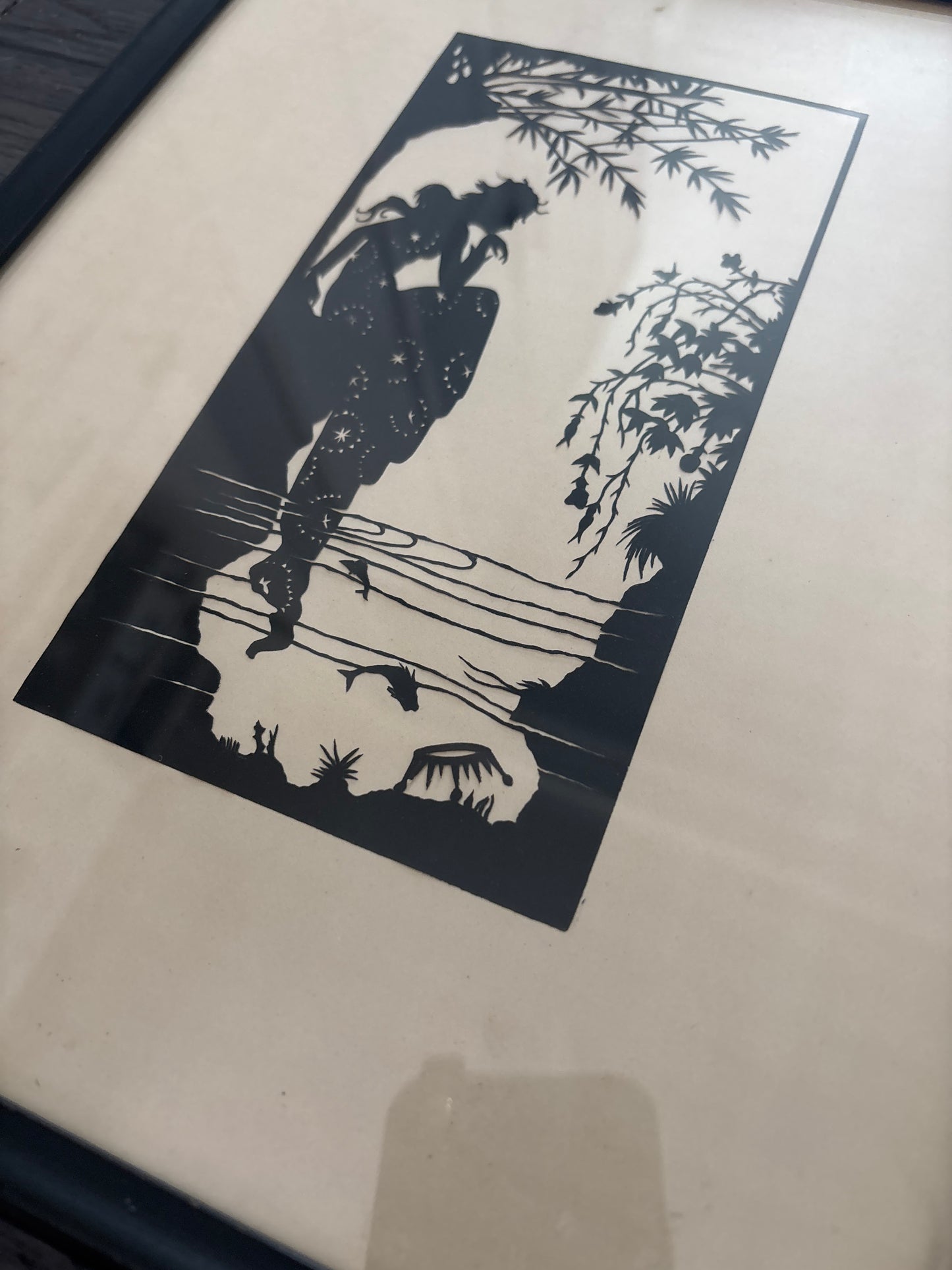 Vintage German Hand-Cut Paper Art