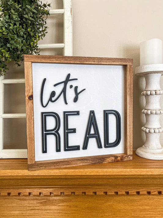Let's Read Sign