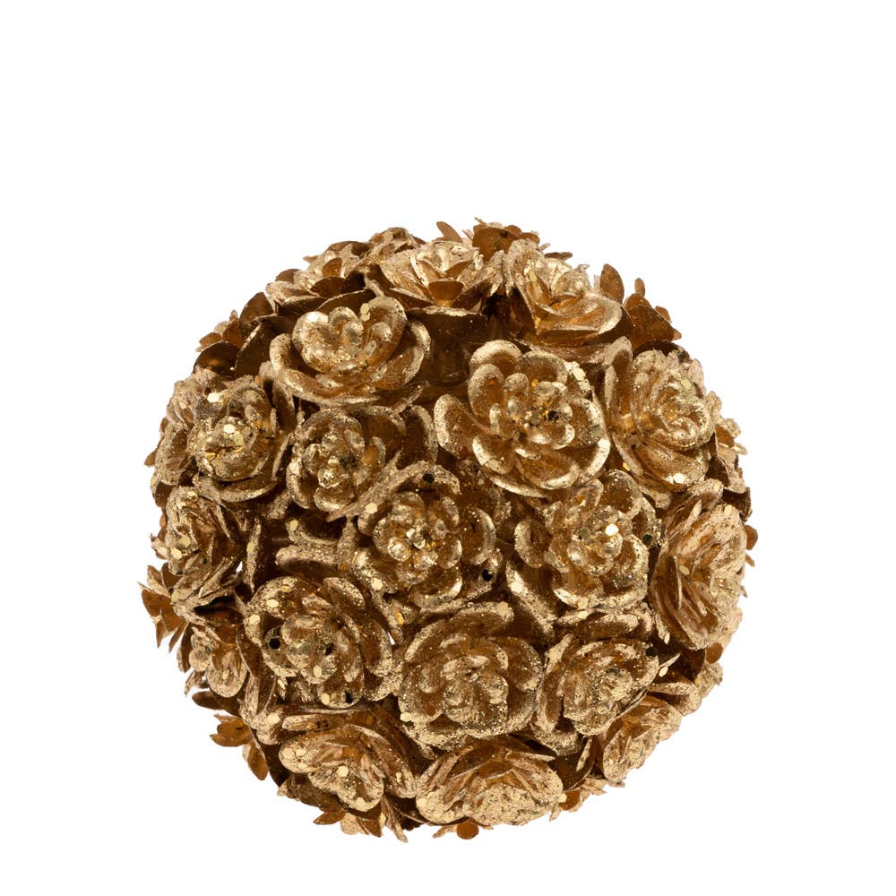 Medium Gold Kissing Ball
