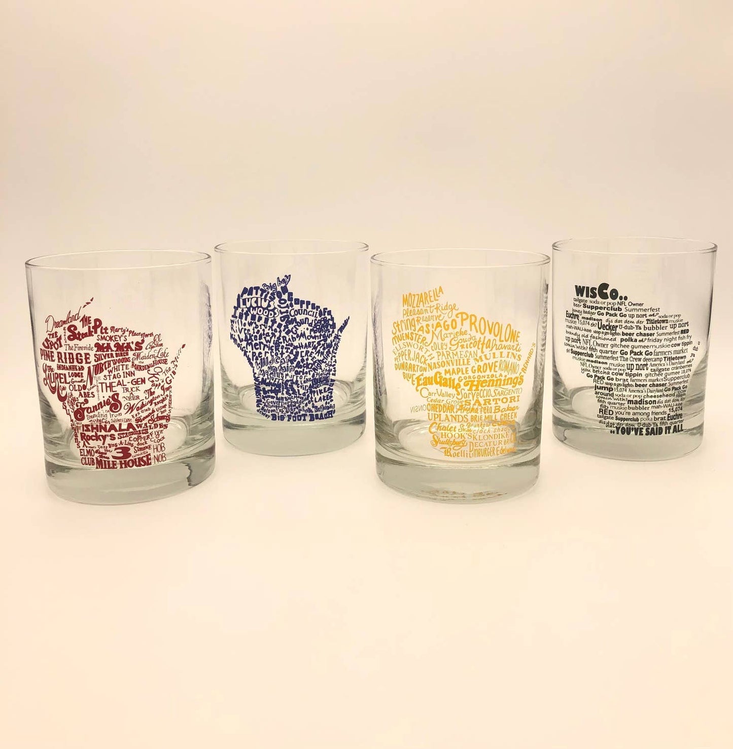 Wisconsin Supper Club Glass
