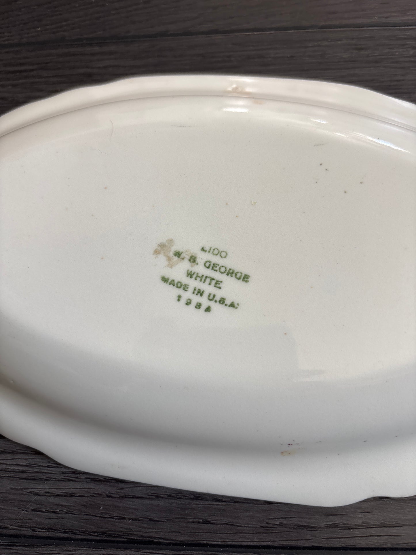 Vintage Floral Small Serving Platter