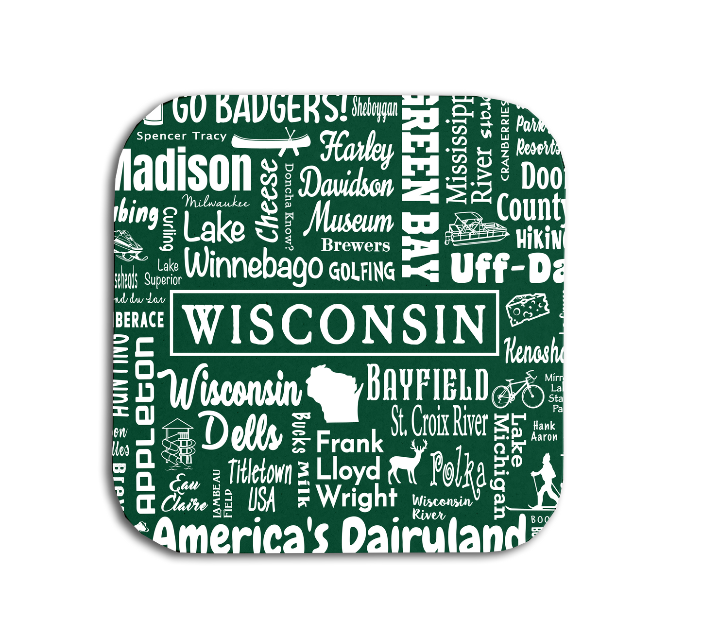 Wisconsin Destination Coaster | Where Life Takes You