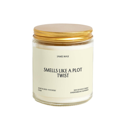 Smells Like a Plot Twist | Rose & Patchouli Candle