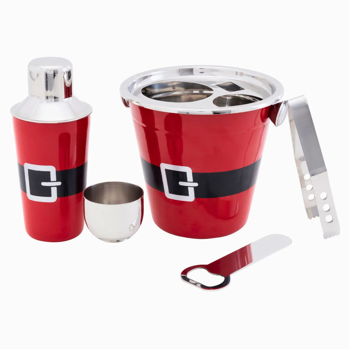 Santa Belt Five Piece Bar Set