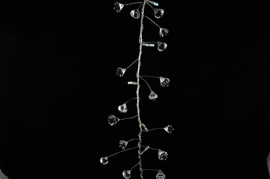 6' Lighted Acrylic Diamond Garland