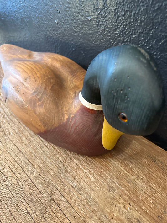 Wood Mallard Duck