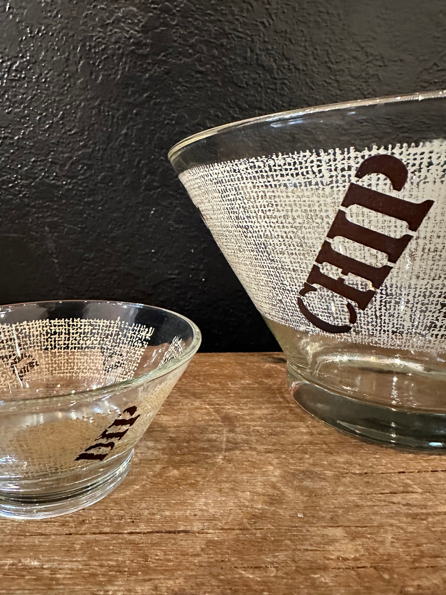 MCM Chip & Dip Bowl Set