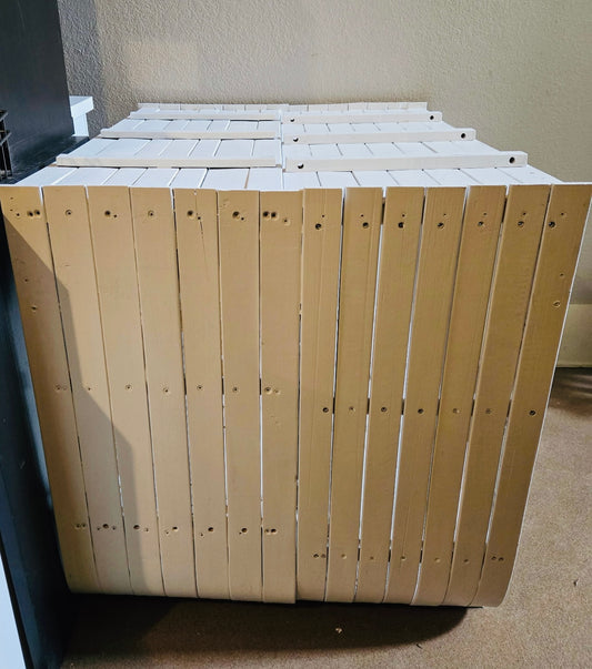 Painted Toboggan Display