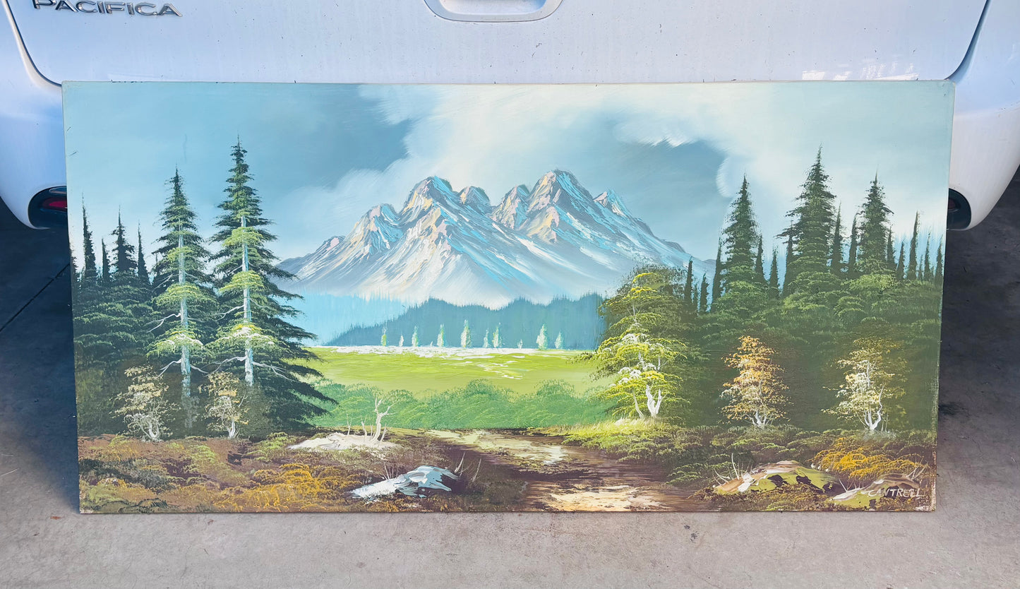 Signed Canvas Oil Painting
