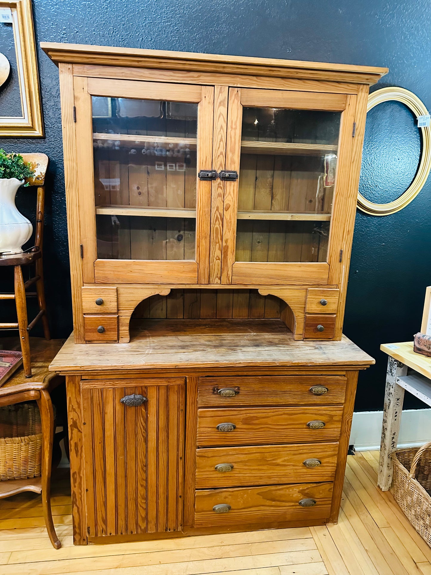 Antique Beadboard Cupboard
