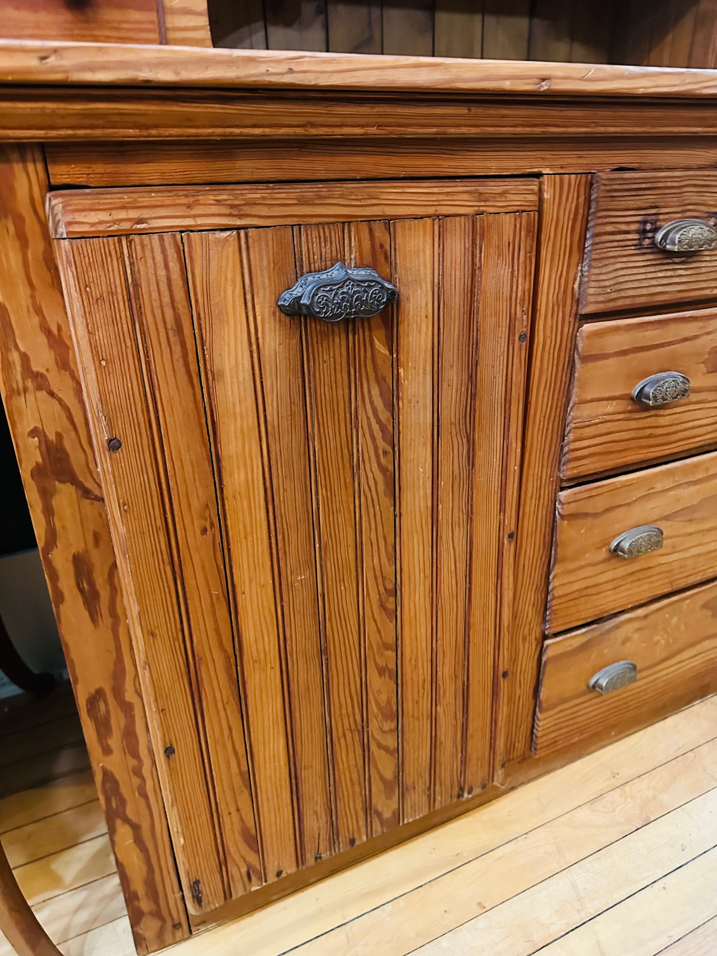 Antique Beadboard Cupboard