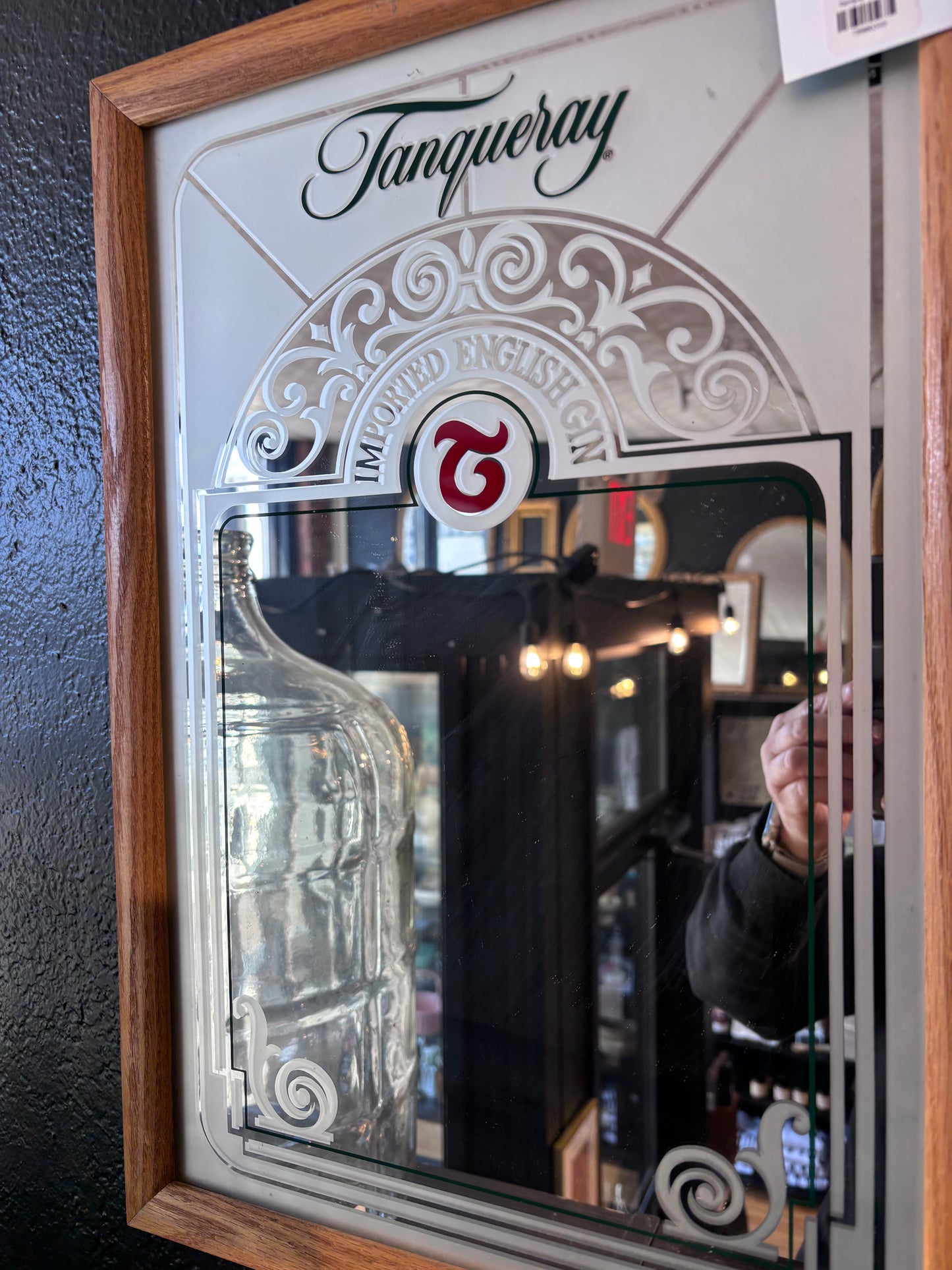 Vintage Tanqueray Bar Mirror