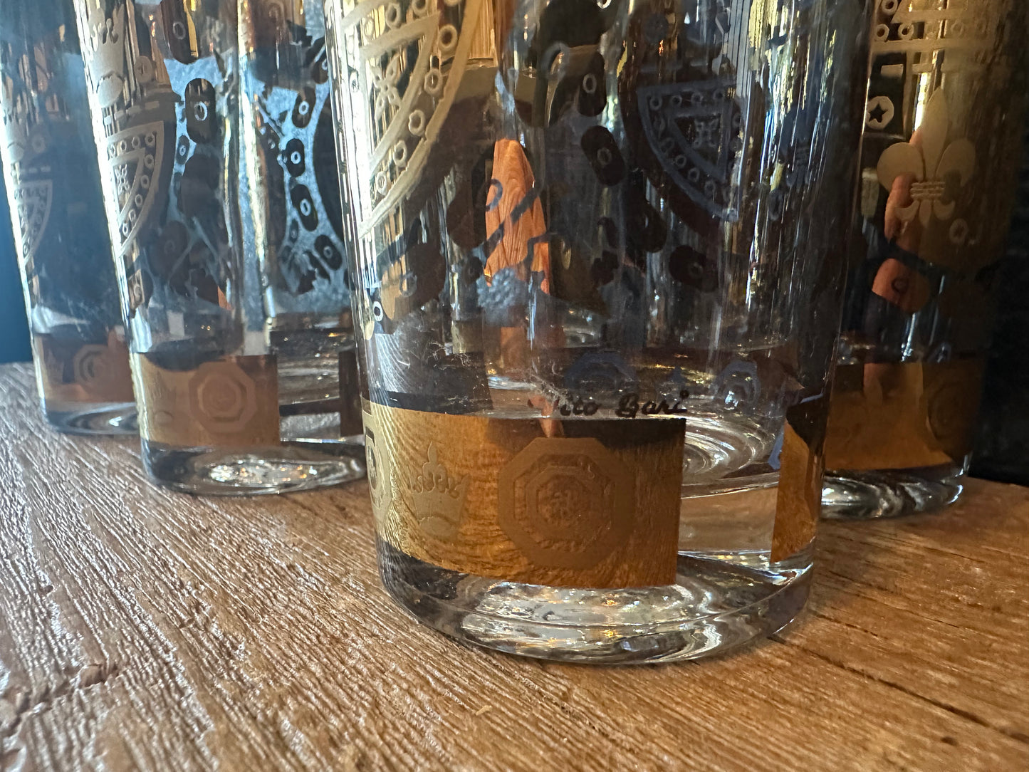 Set of 6 | Vito Bari 22k Hiball Glasses