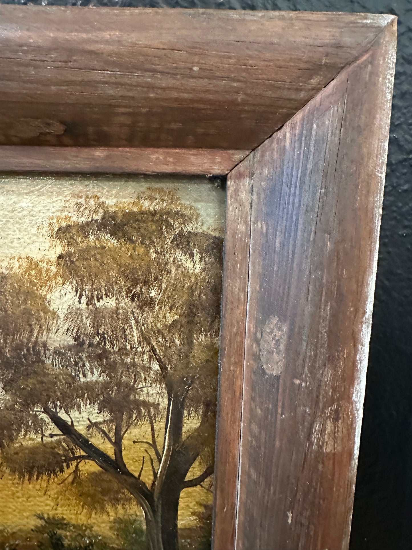 Antique Oil Painting in Frame