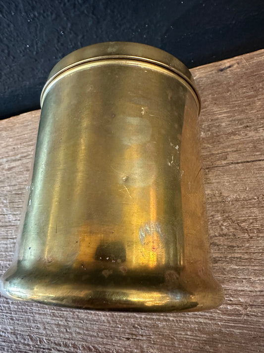 Vintage Brass Humidor