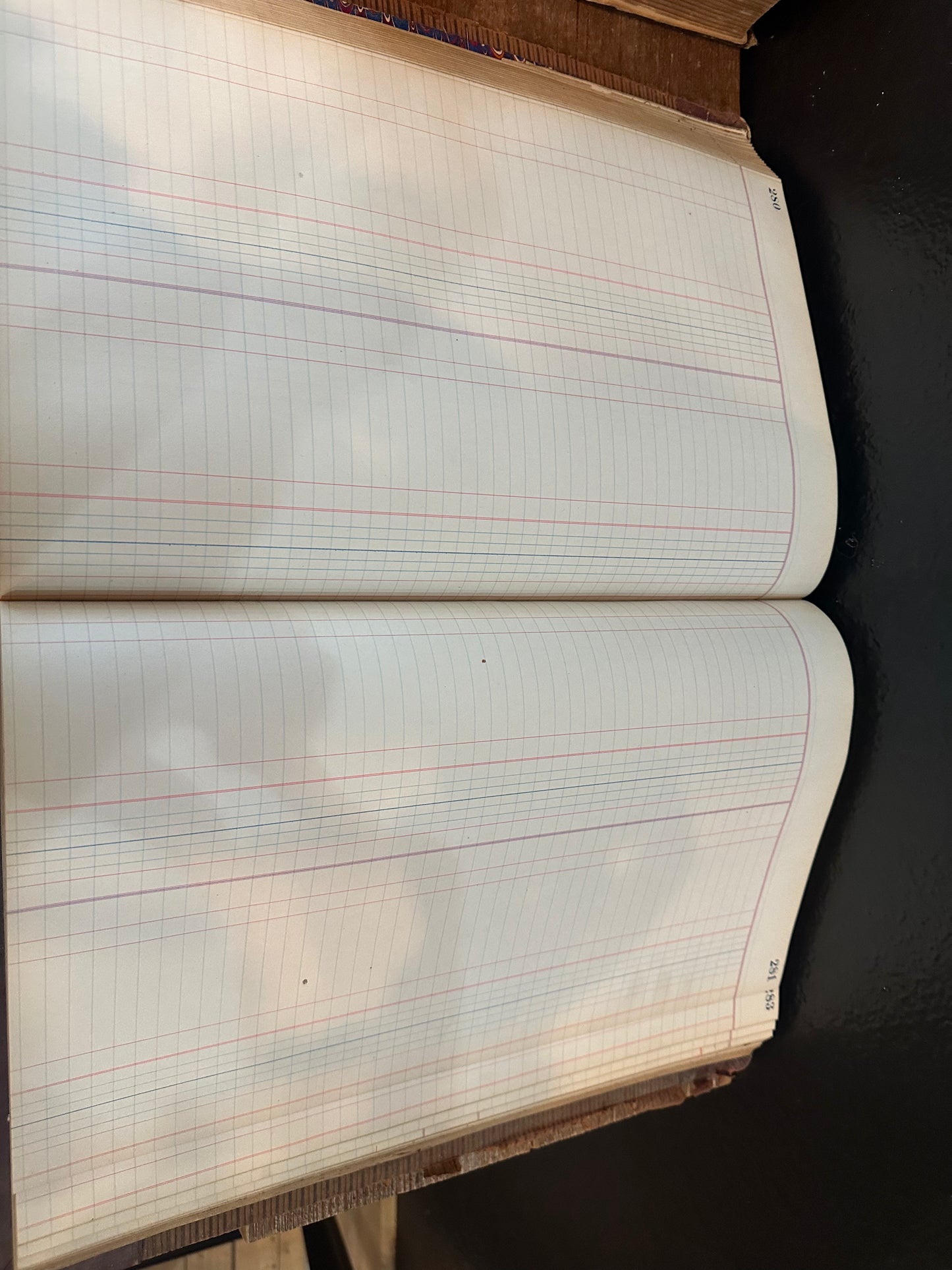 Antique Leather Bound Ledger