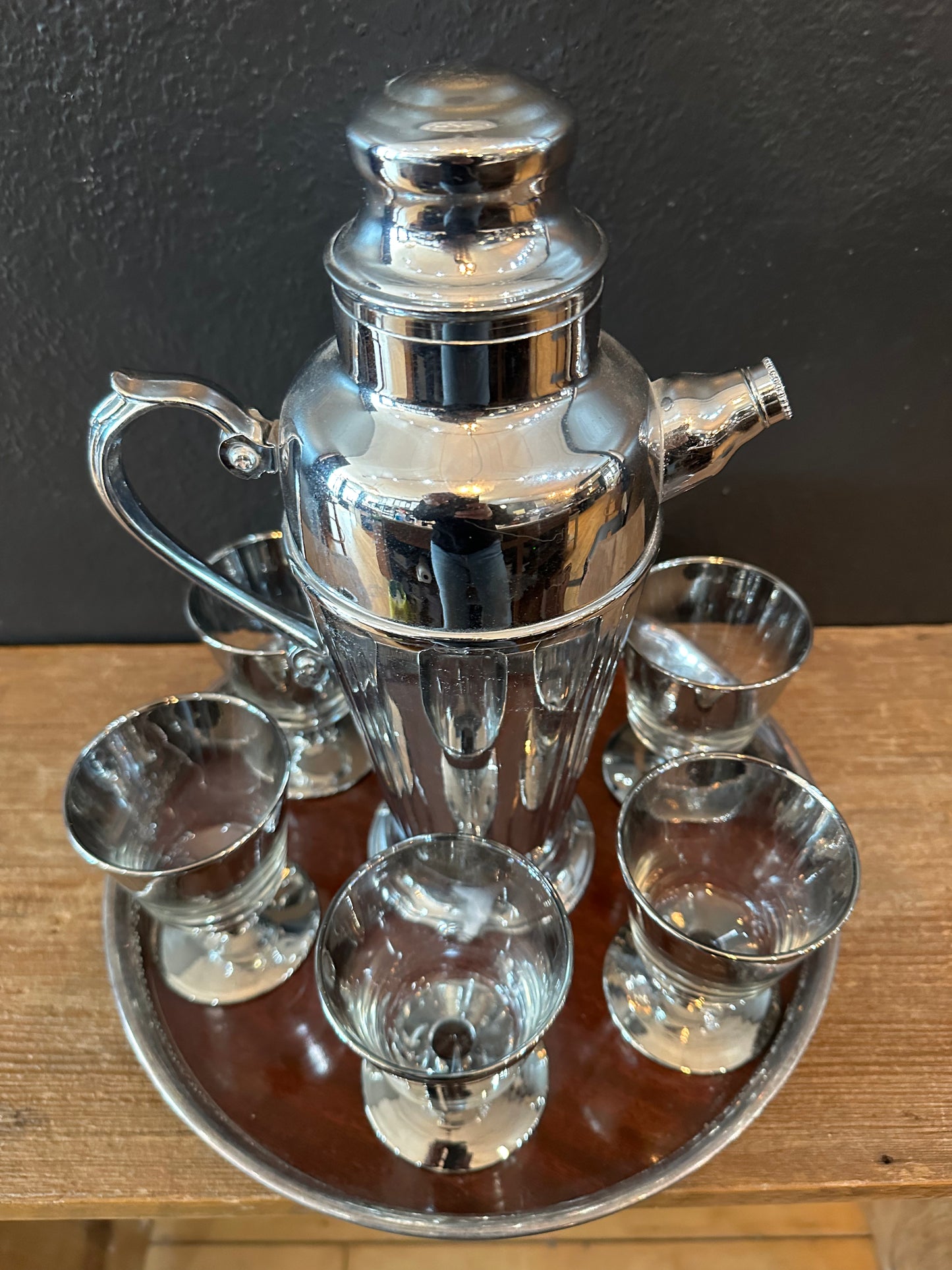 Martini Pitcher| 6 glasses | Serving Tray