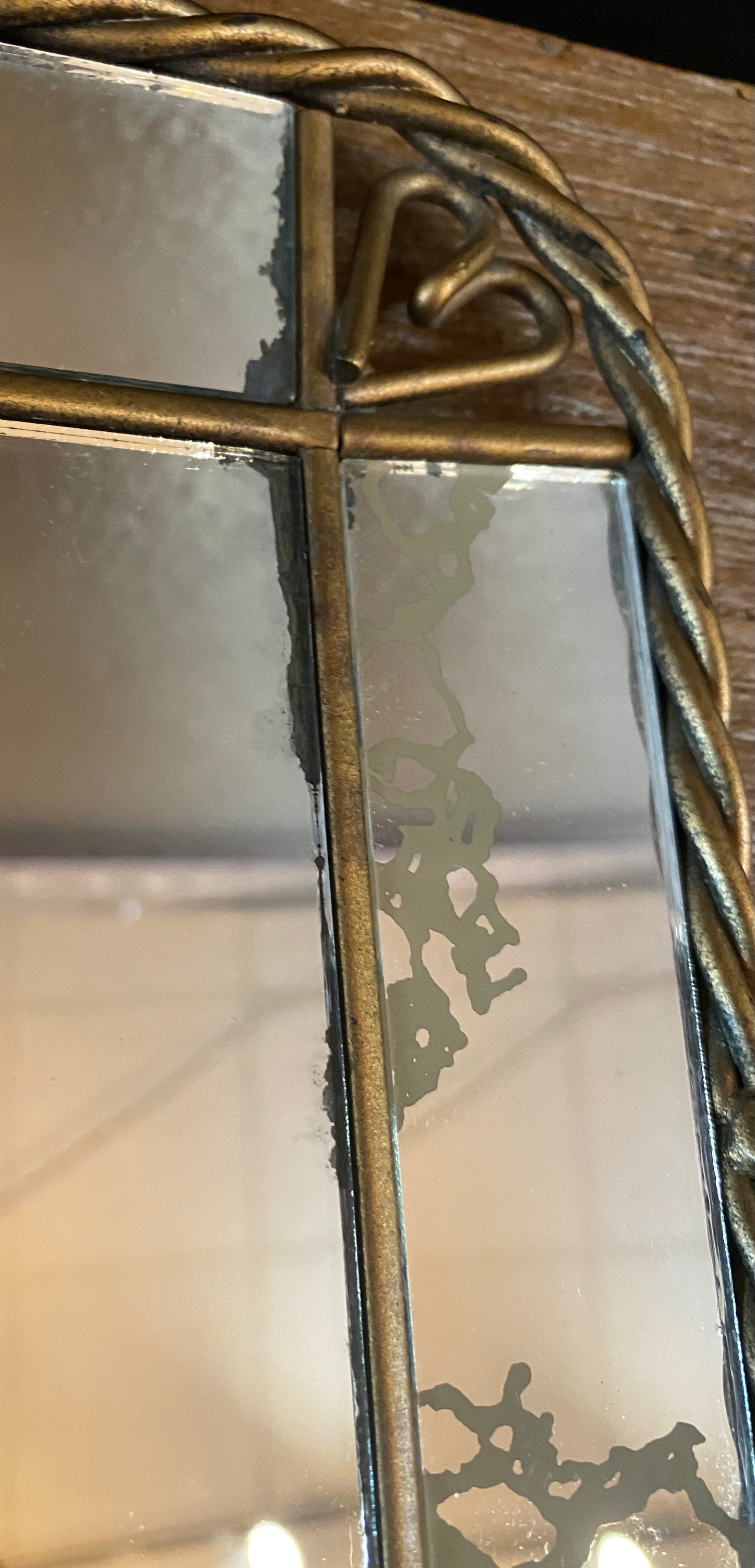 Heart Mirrored Tray