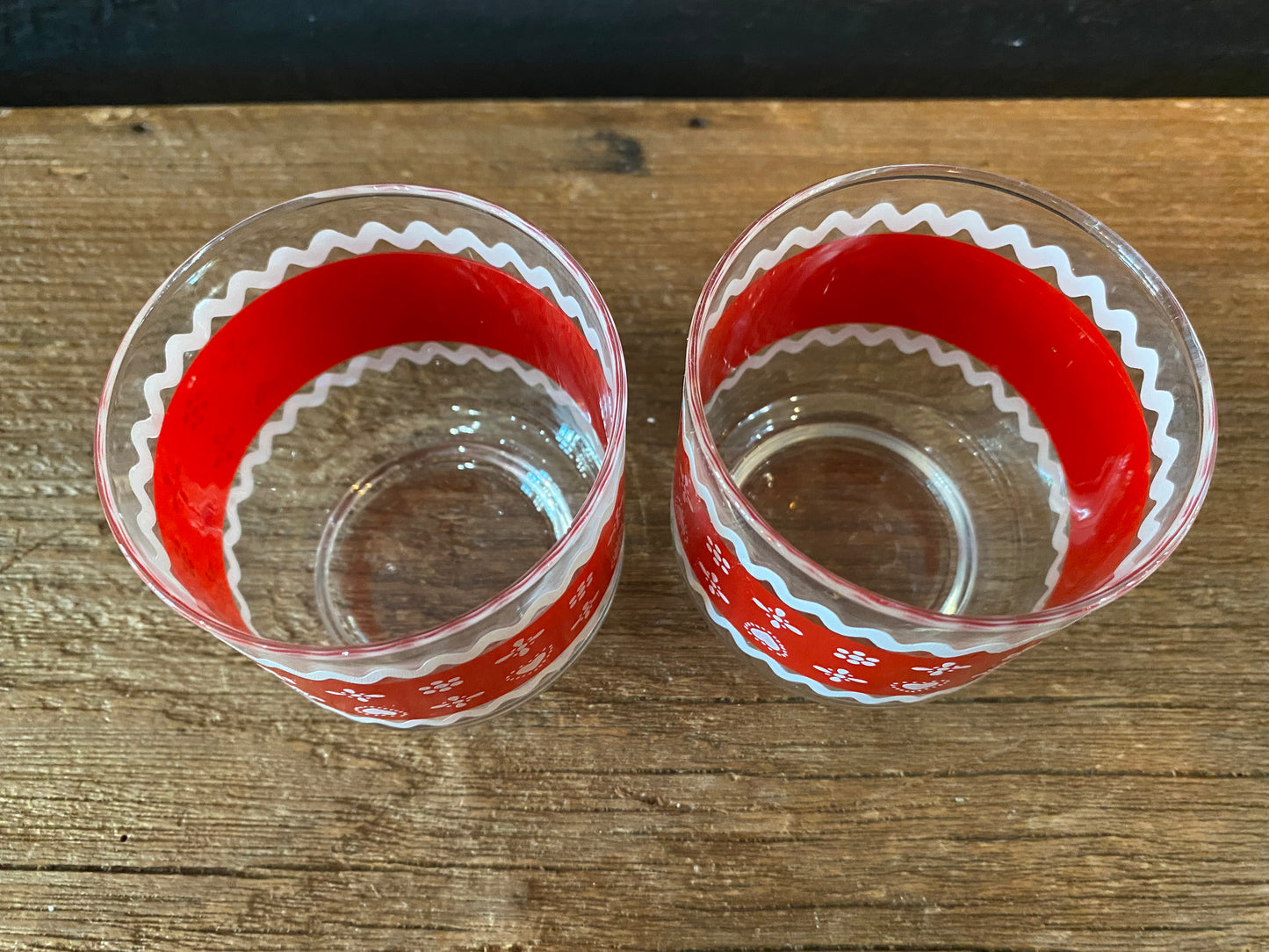Pair Of Red Heart Glasses