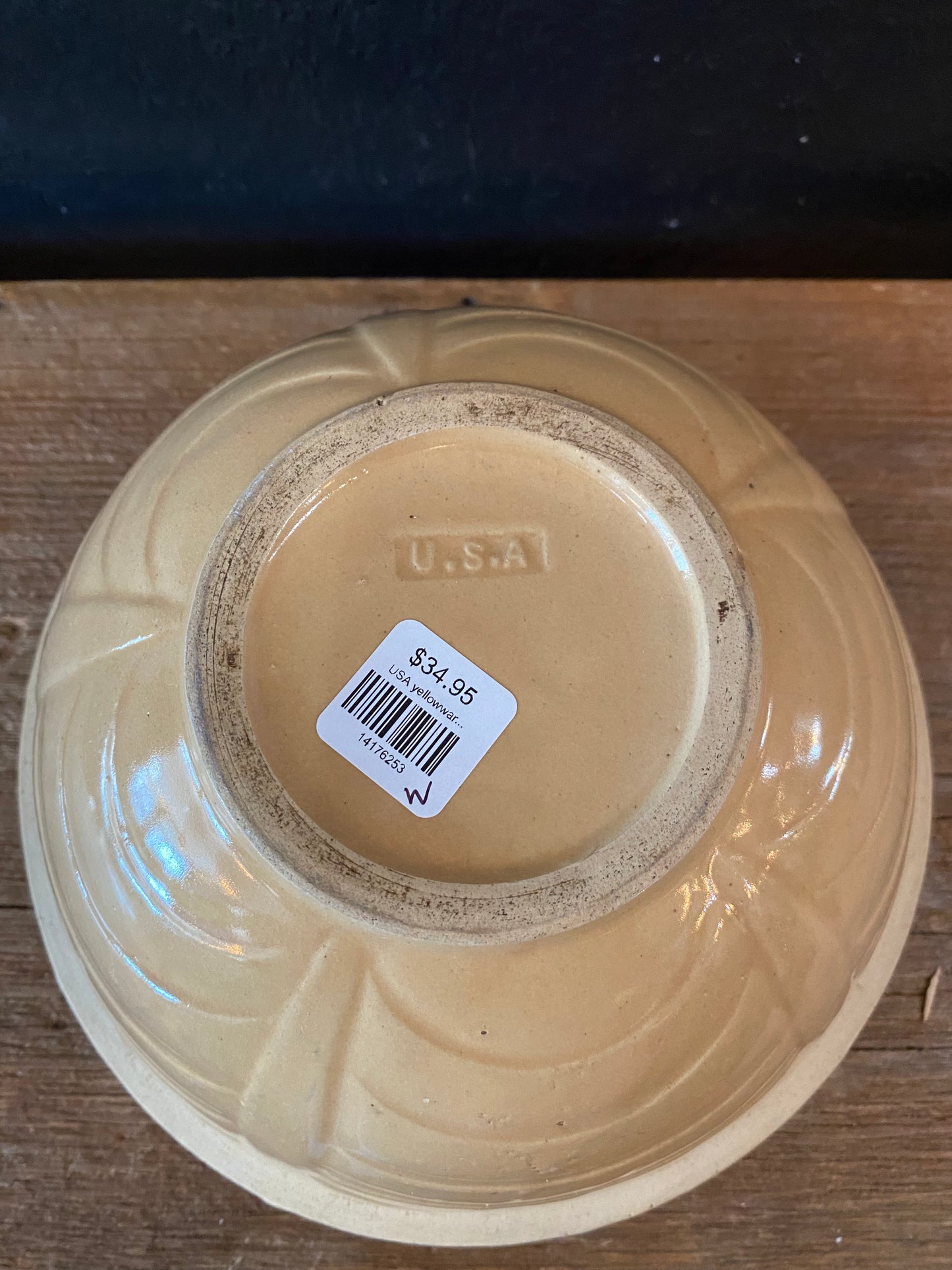 USA Yellow Ware Bowl