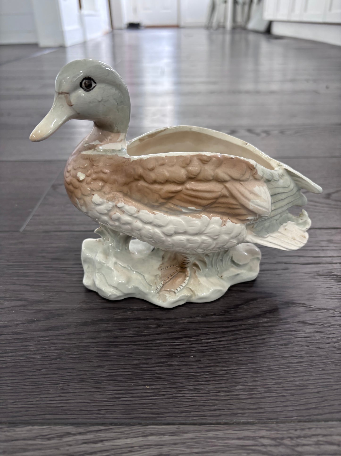 Vintage Ceramic Duck Planter