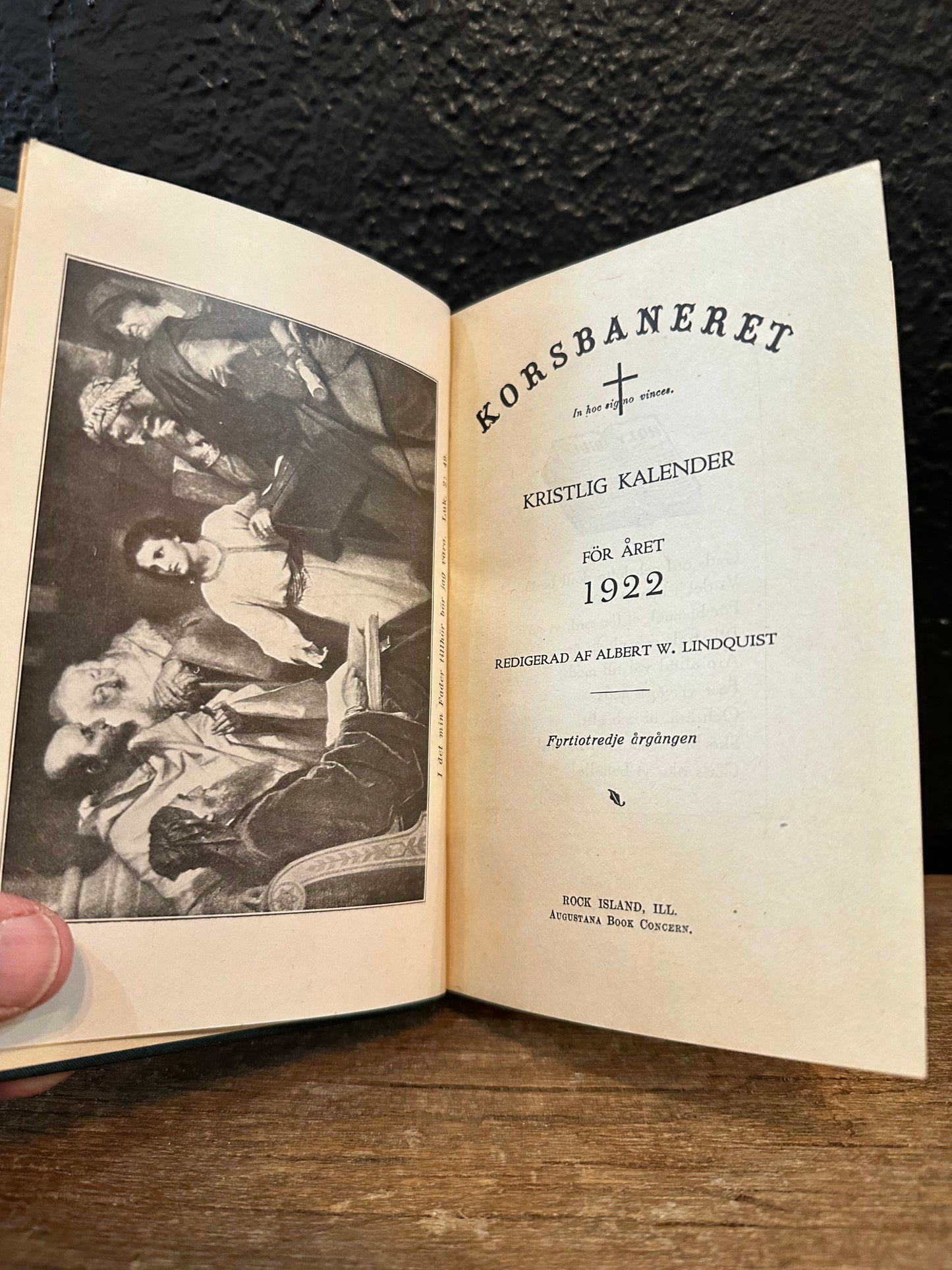1922 Swedish Book The Crucifixion