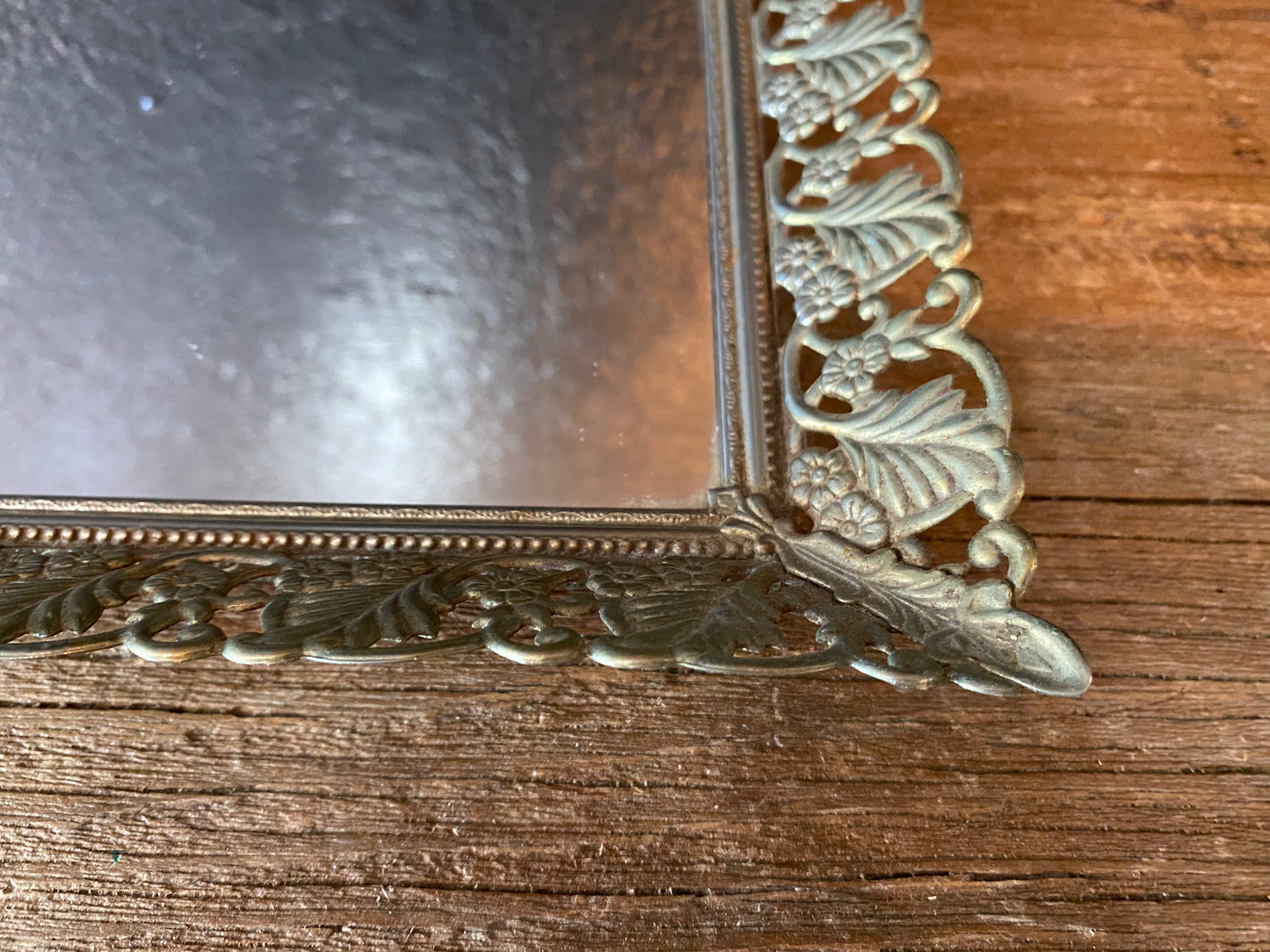 Rectangular Mirrored Tray