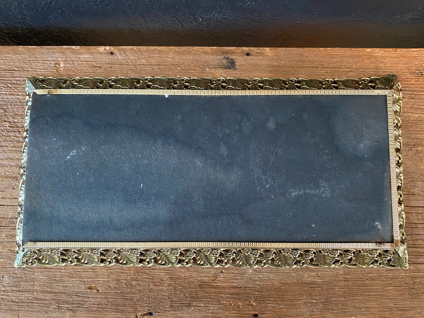 Rectangular Mirrored Tray