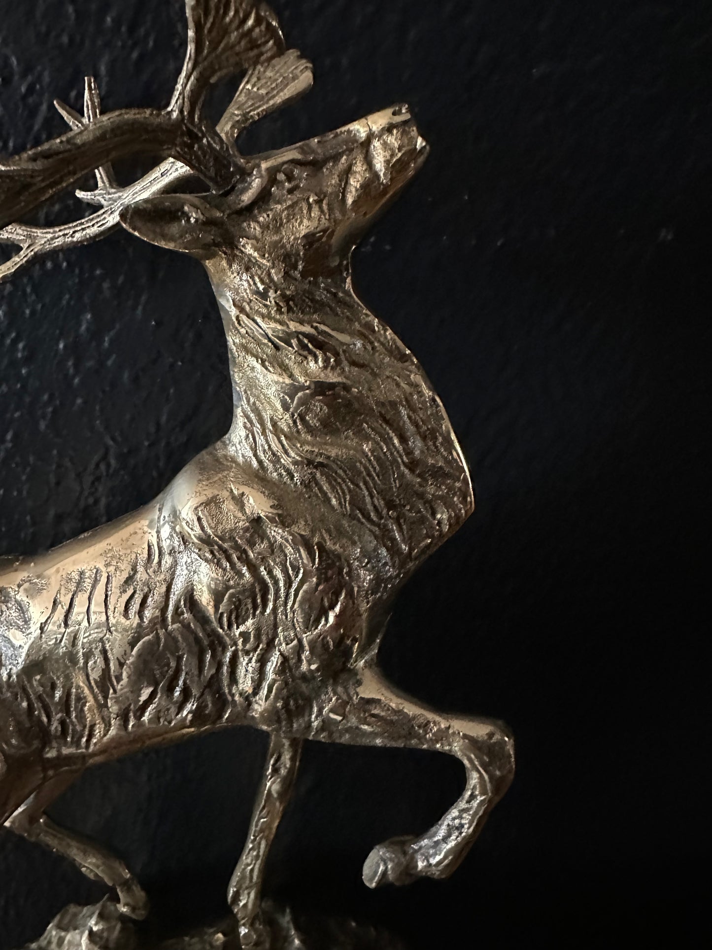 Vintage Brass Elk