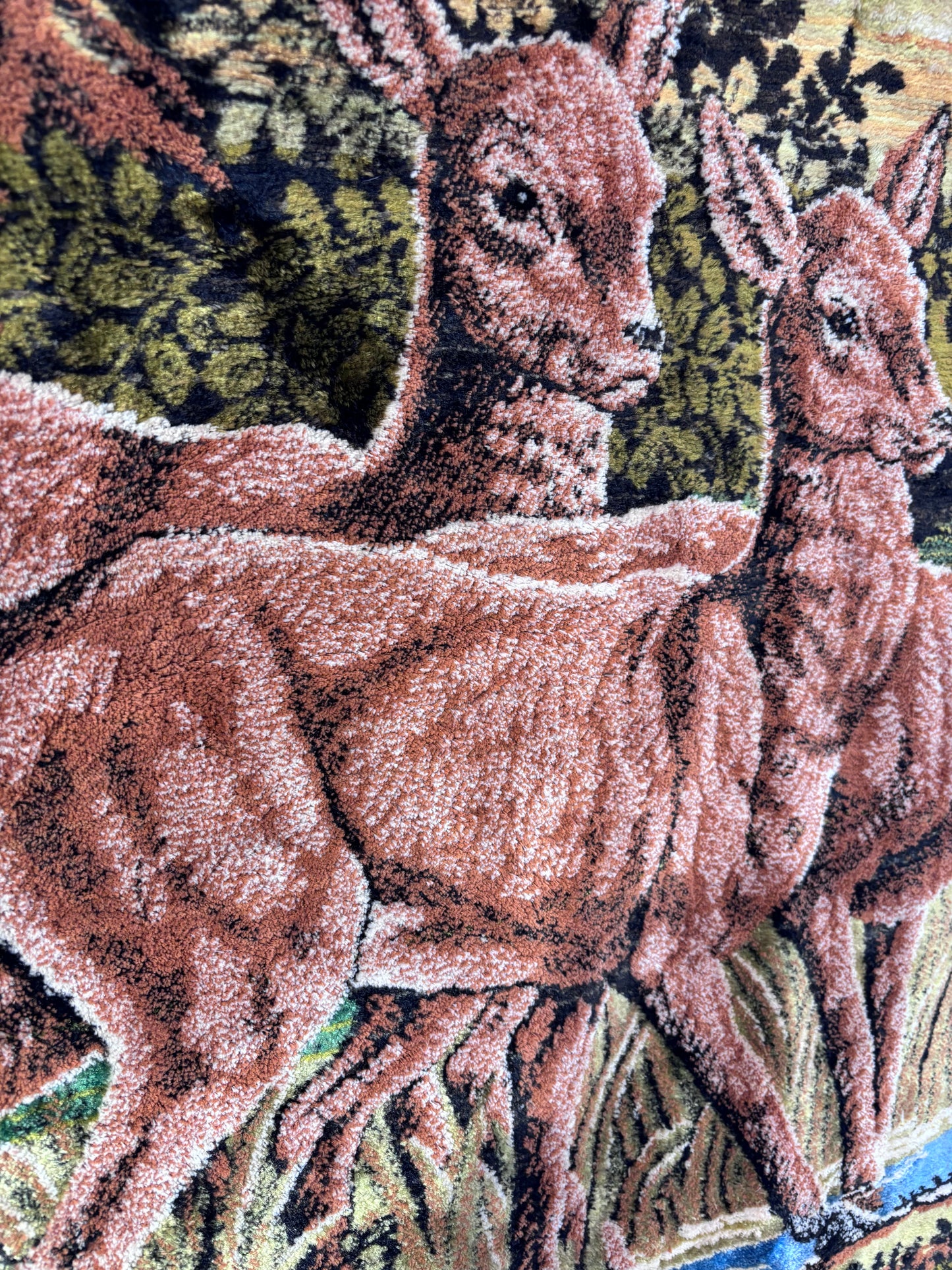 Vintage Italian Deer Tapestry