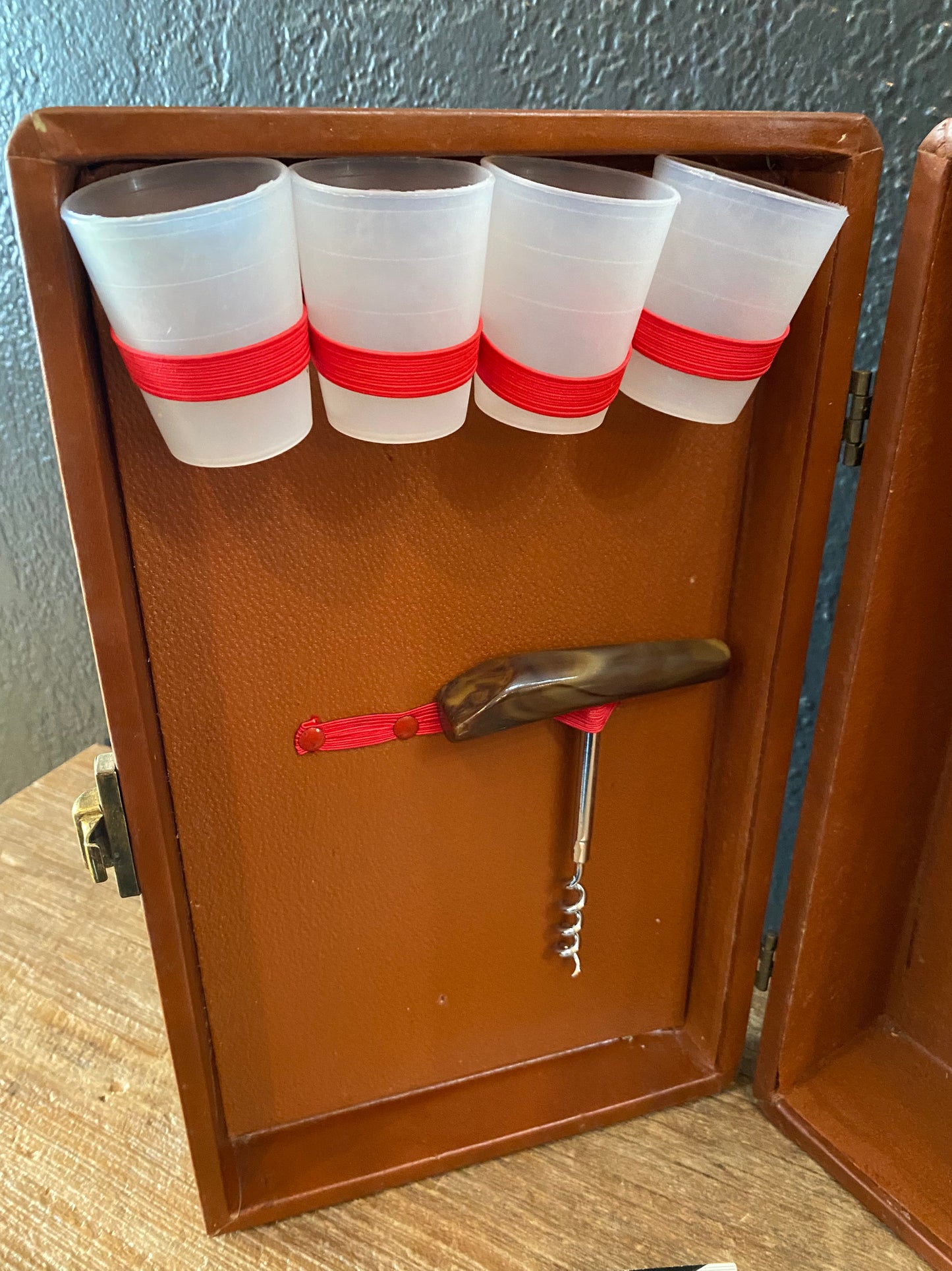 Vintage Travel Bar Case