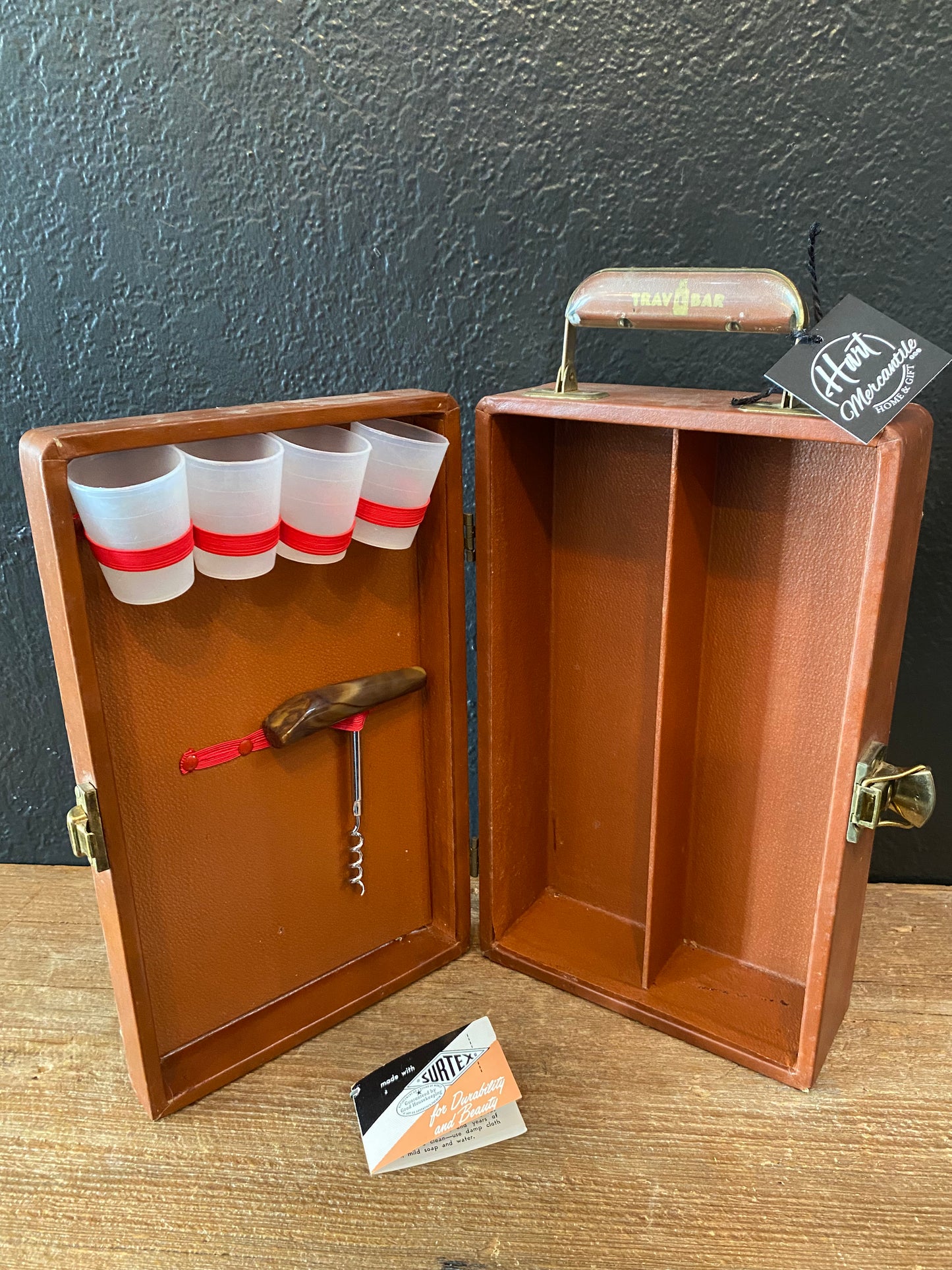 Vintage Travel Bar Case
