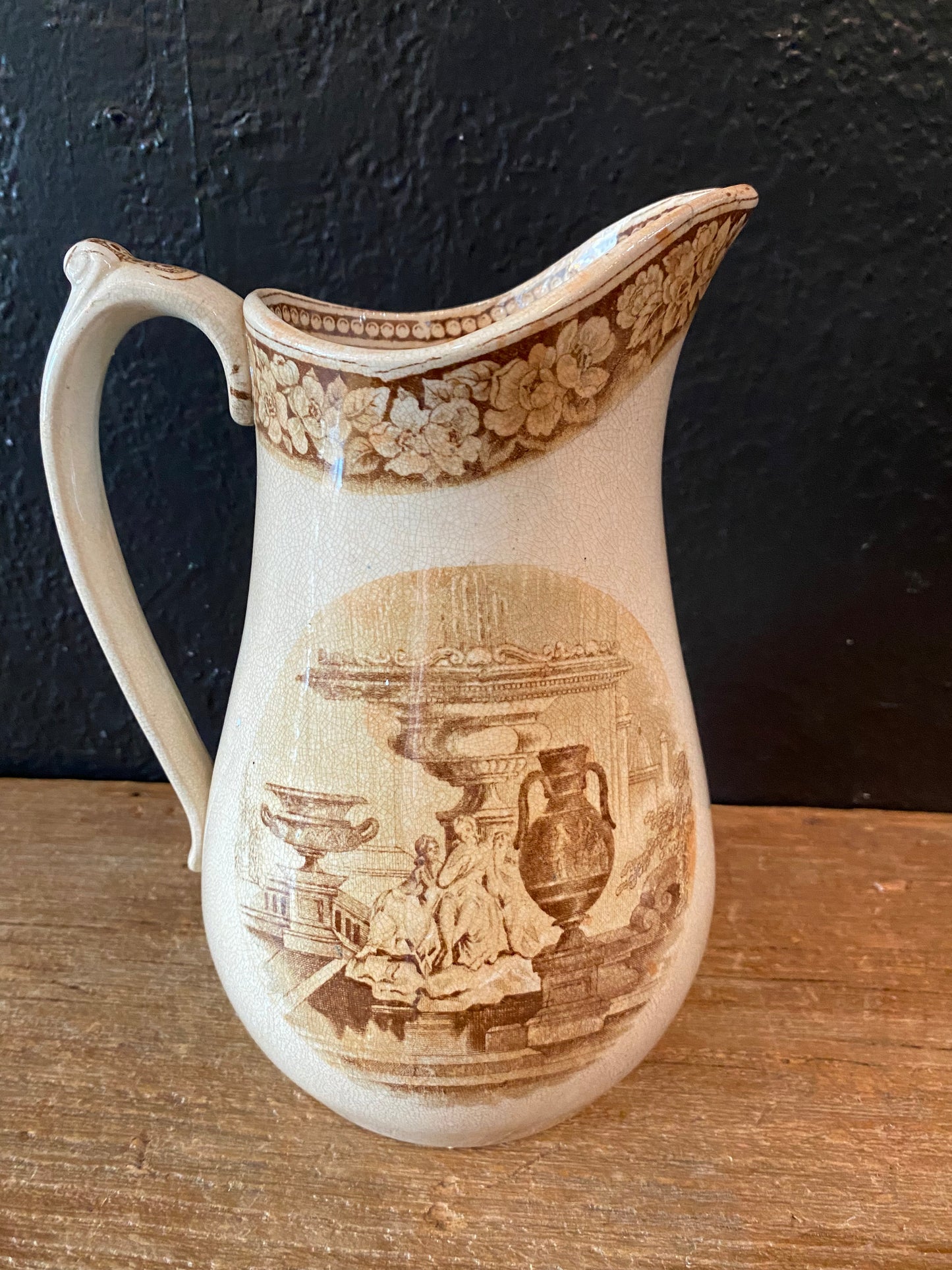 Victorian Ironstone Pitcher
