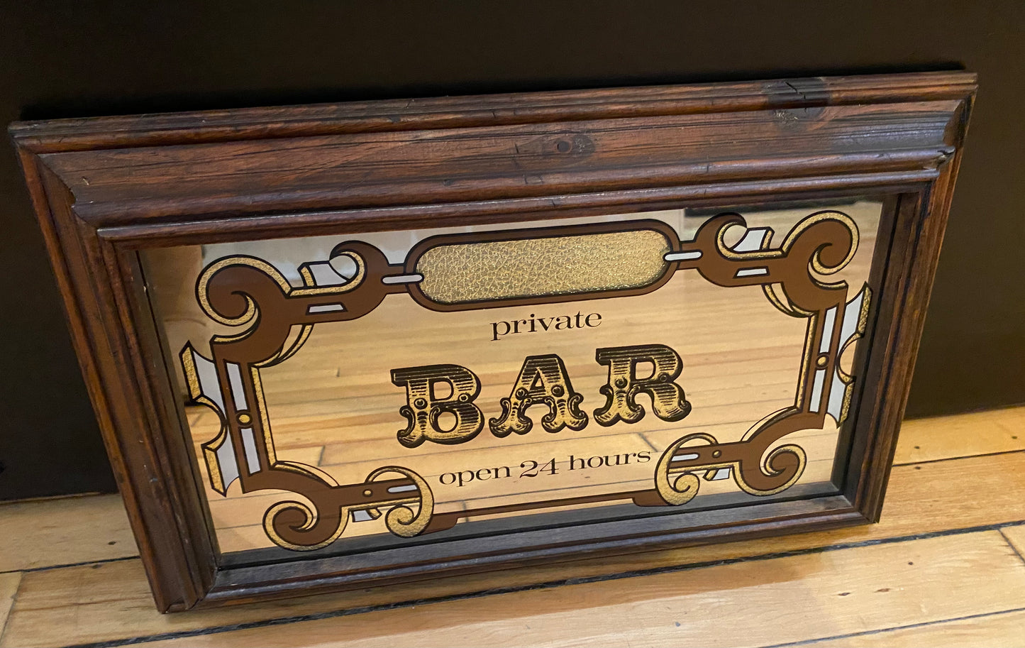 Private Bar Sign