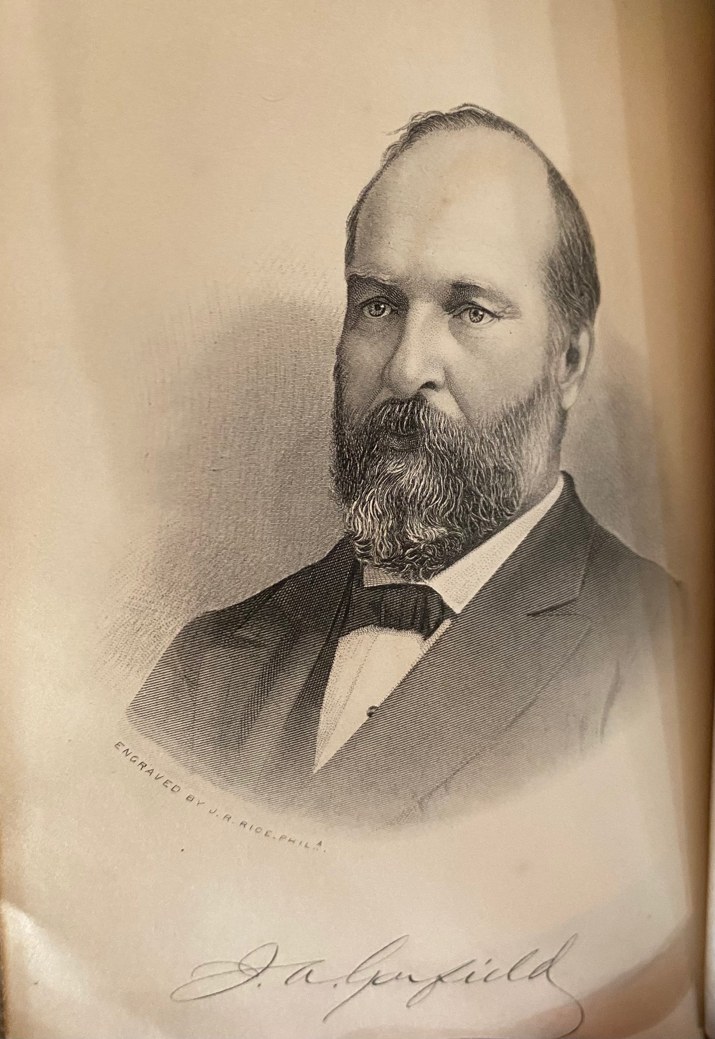 ‘The Life Of James Garfield’ Antique Book