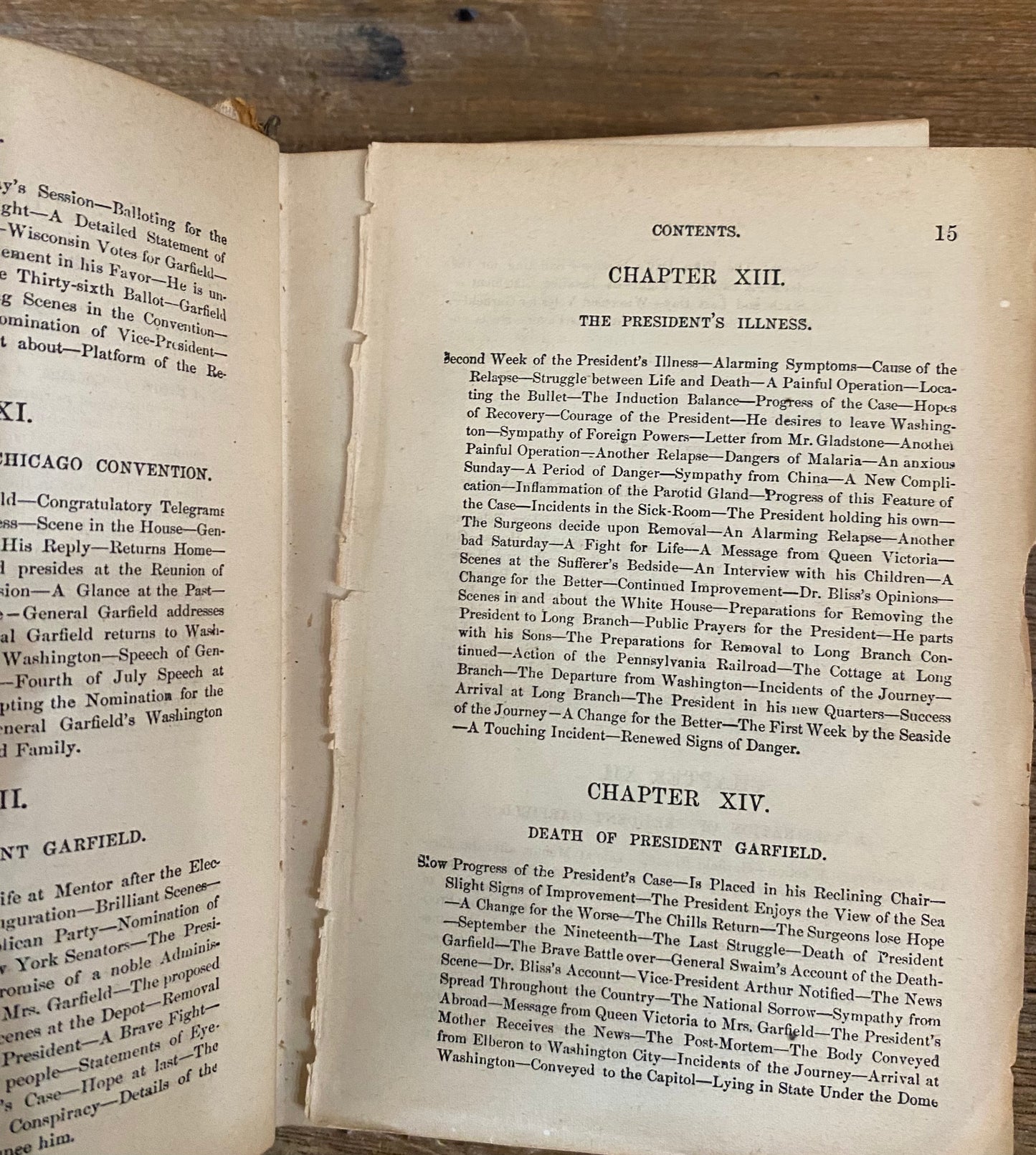 ‘The Life Of James Garfield’ Antique Book