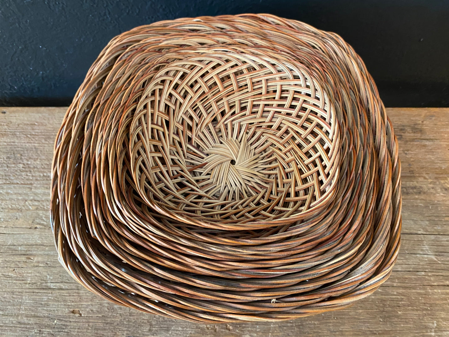 Set of 10 Vintage Baskets