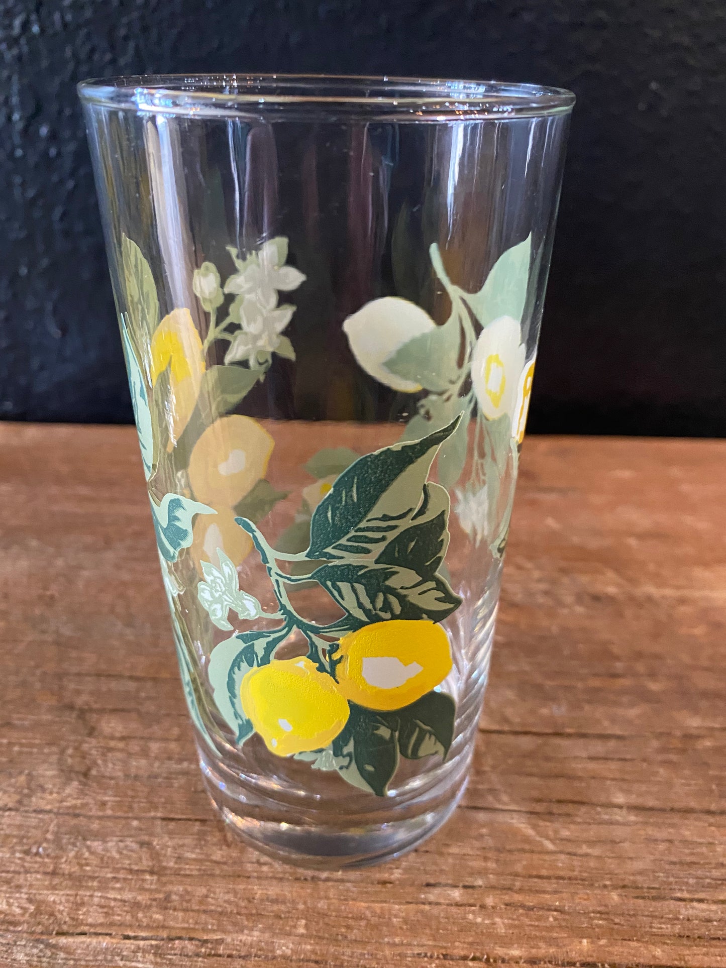 Vintage Lemon Drinking Glasses | Set Of Four