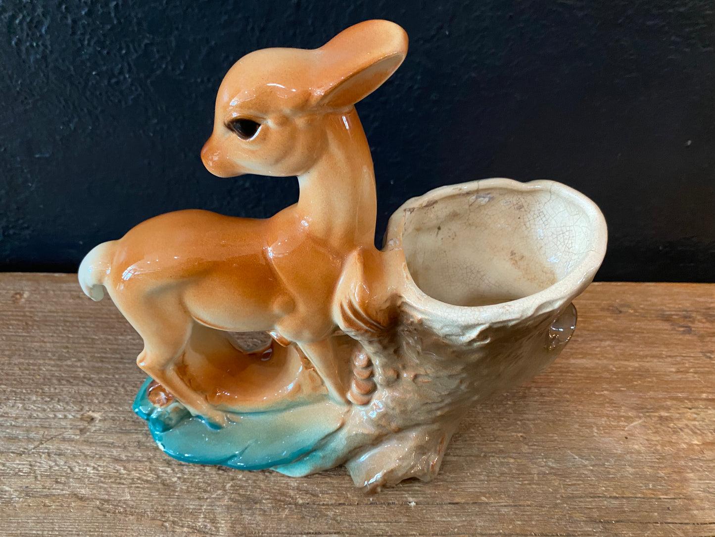 Royal Copley Deer Planter