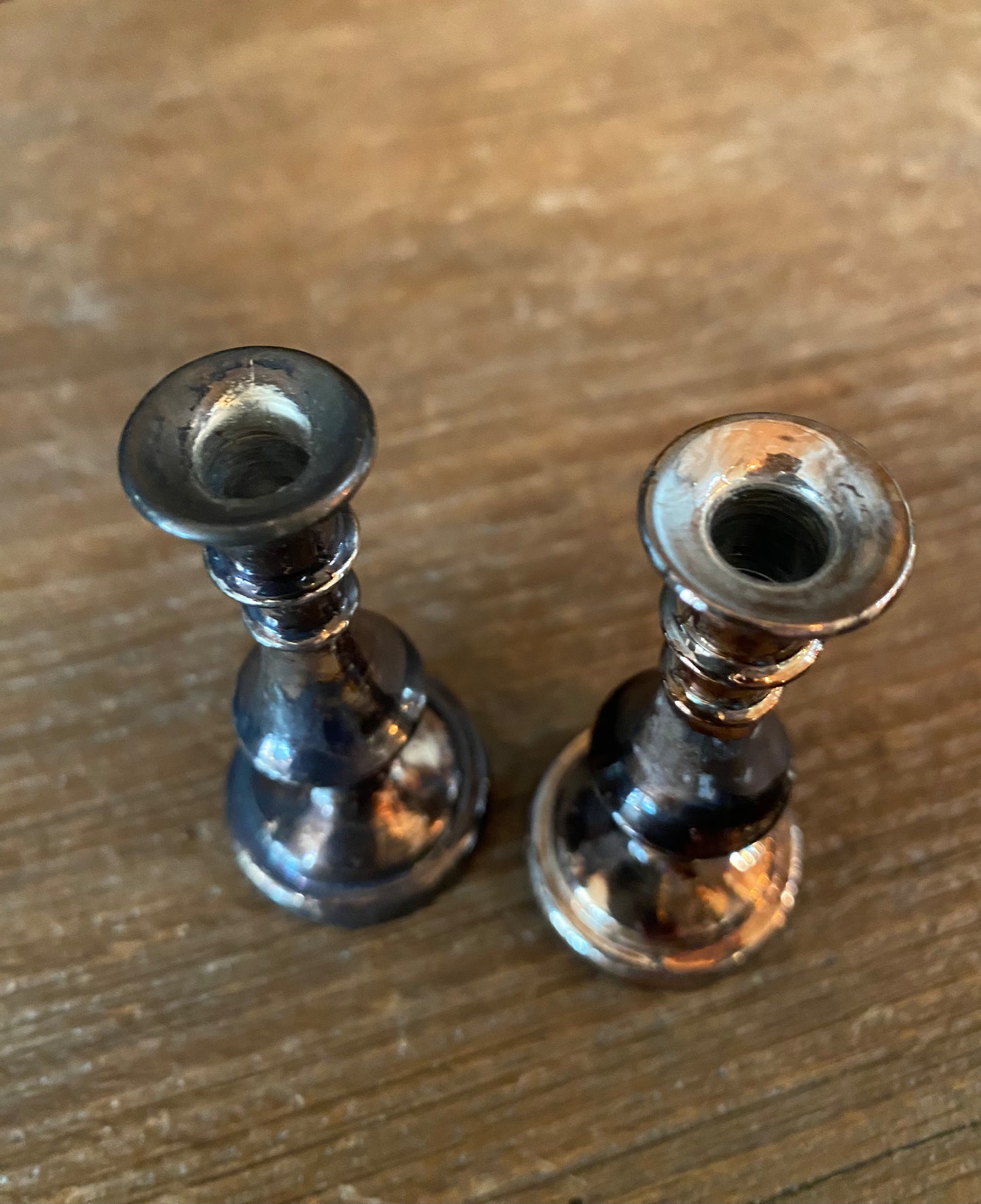 Mini Glass Candlesticks