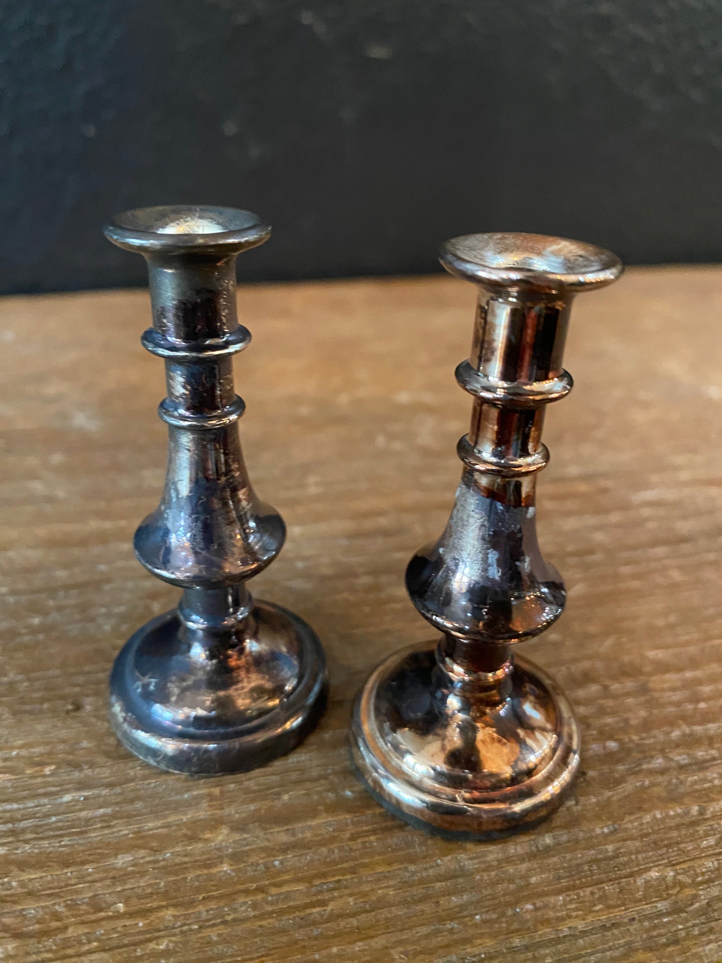 Mini Glass Candlesticks