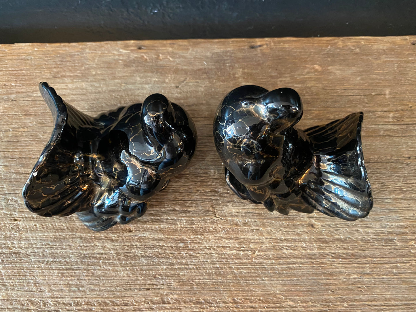 Pair Of Ceramic Doves