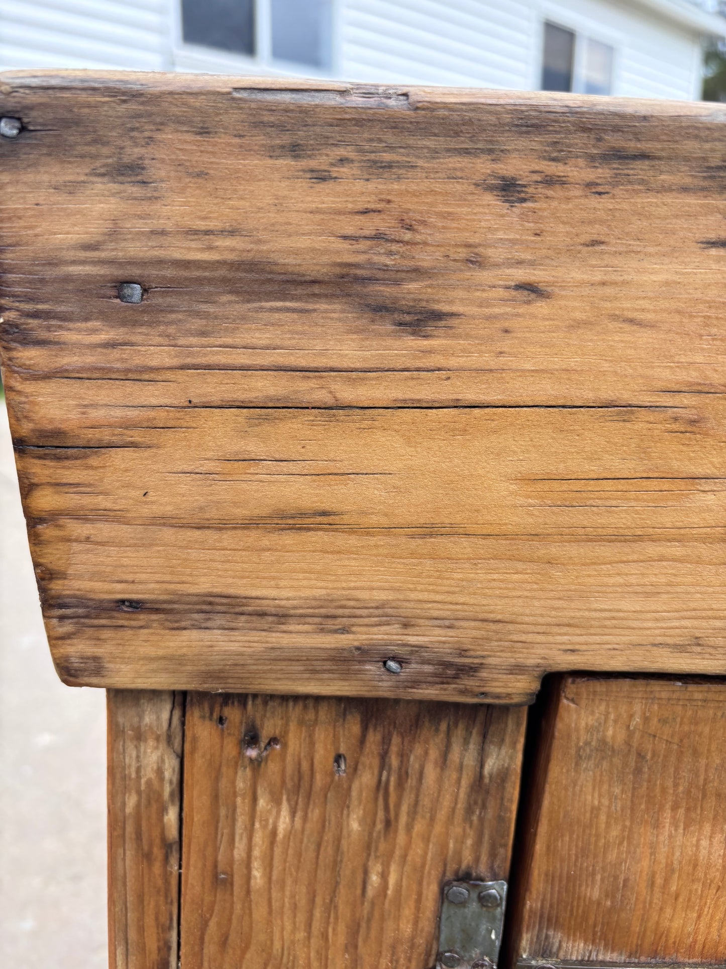 Primitive Pine Washstand