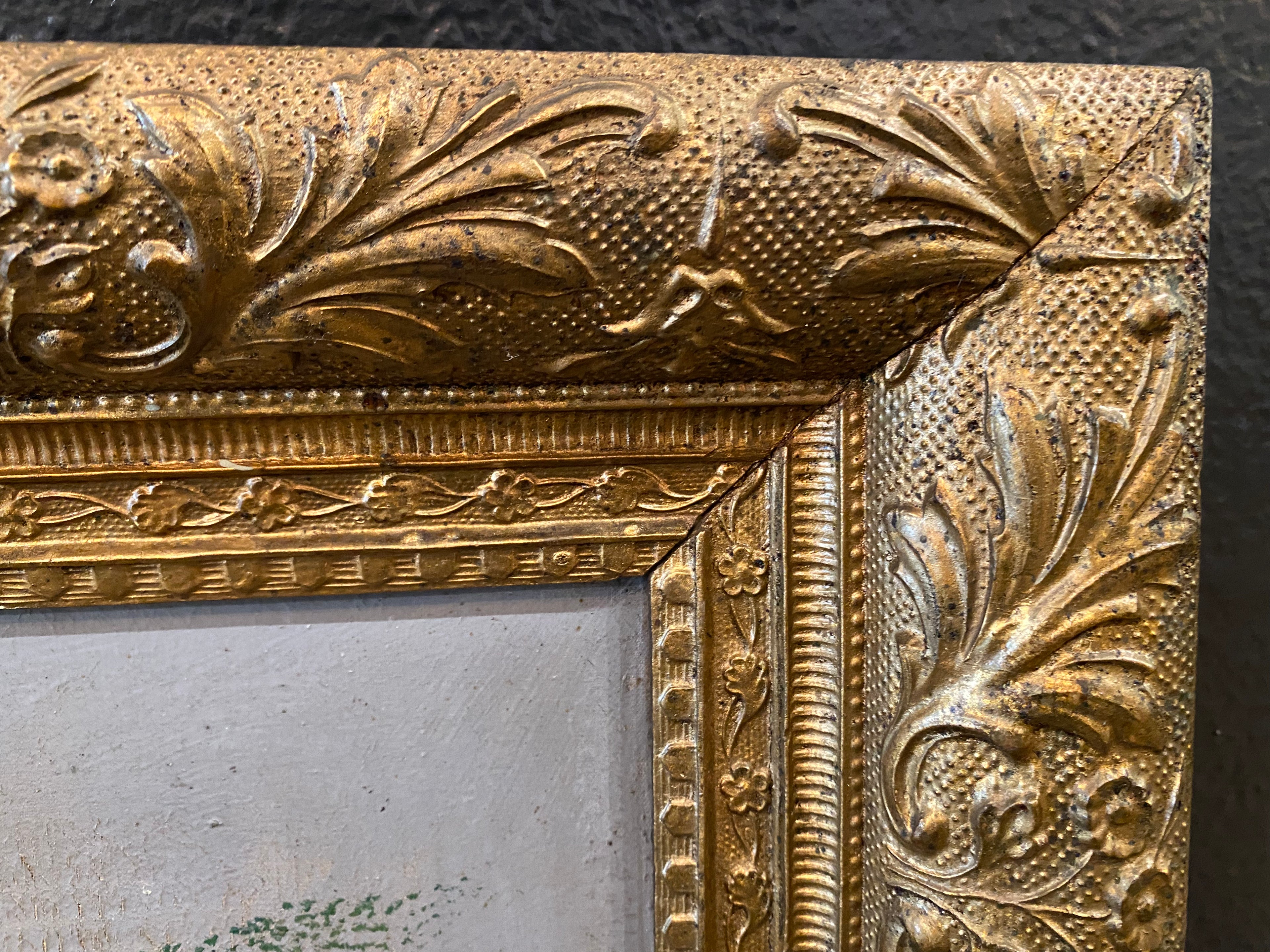 Antique Oil Painting in Frame