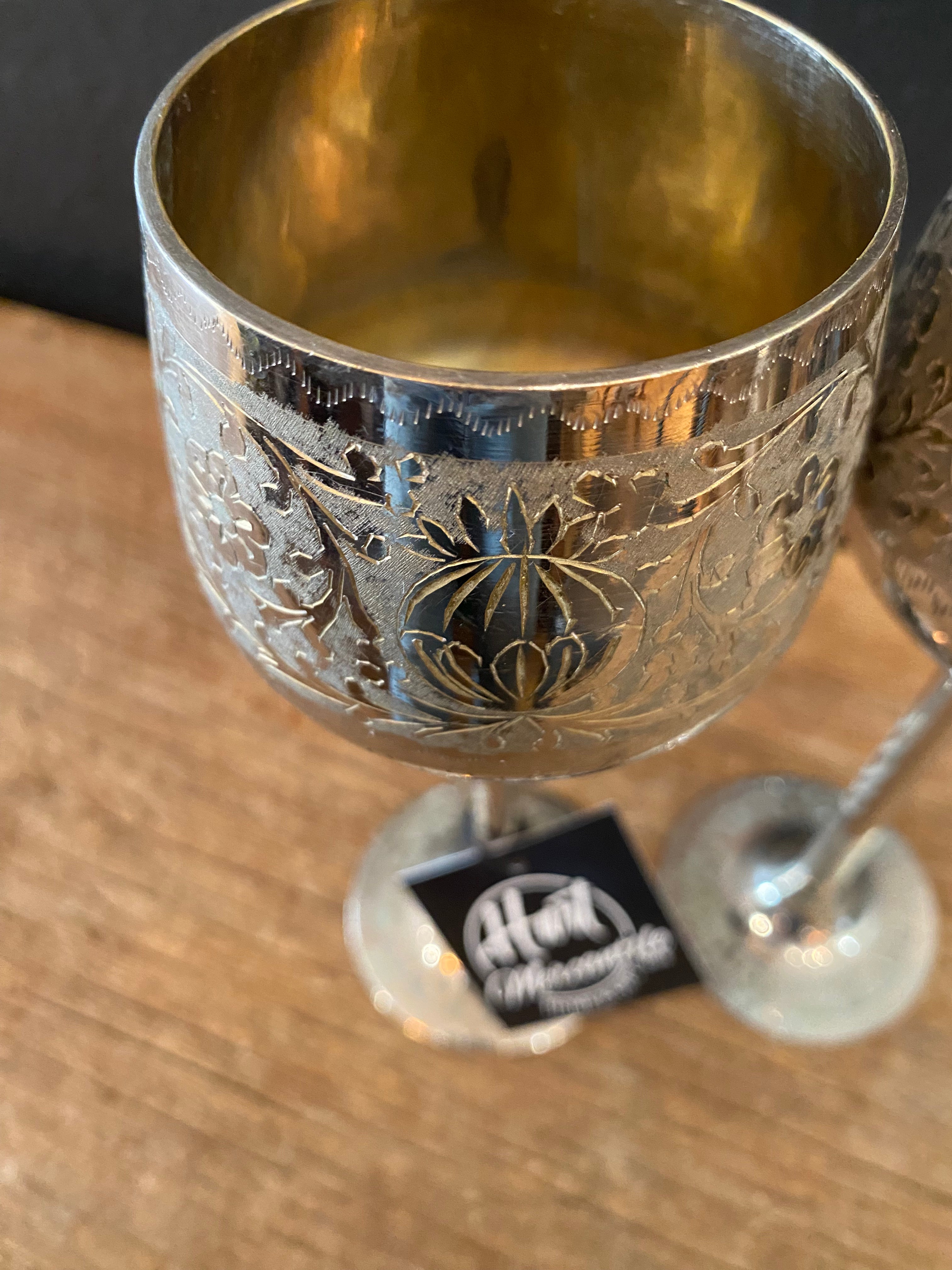 Pair Of Wedding Wine Glasses