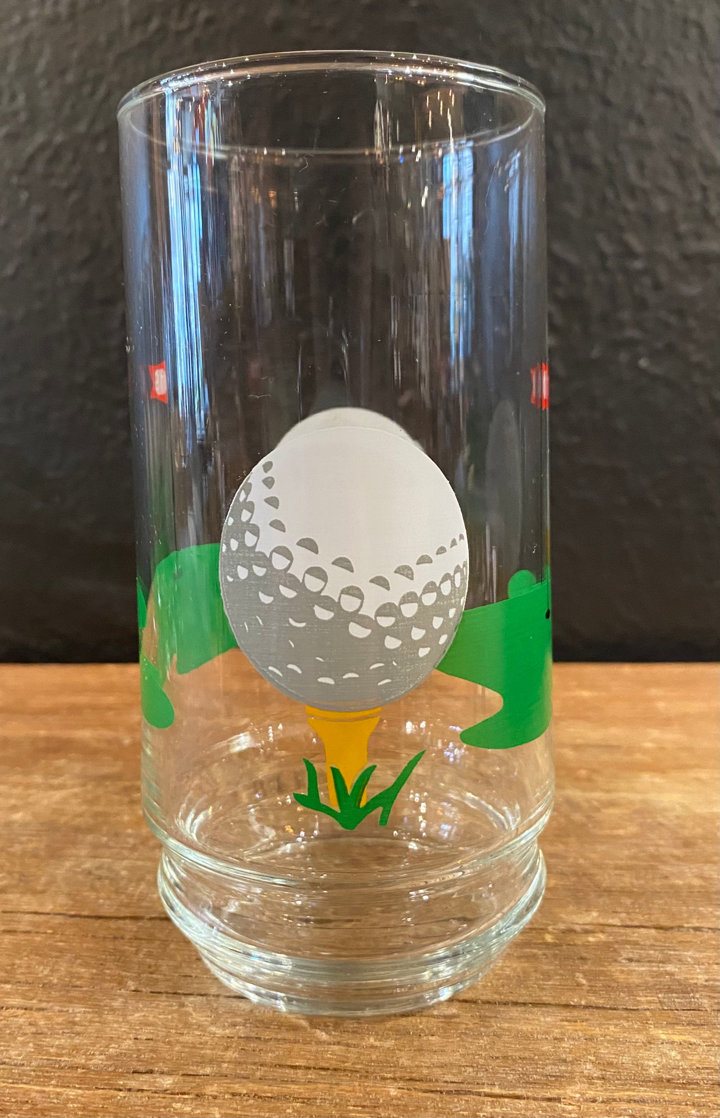 Vintage Golf Themed Glasses | Set Of Six