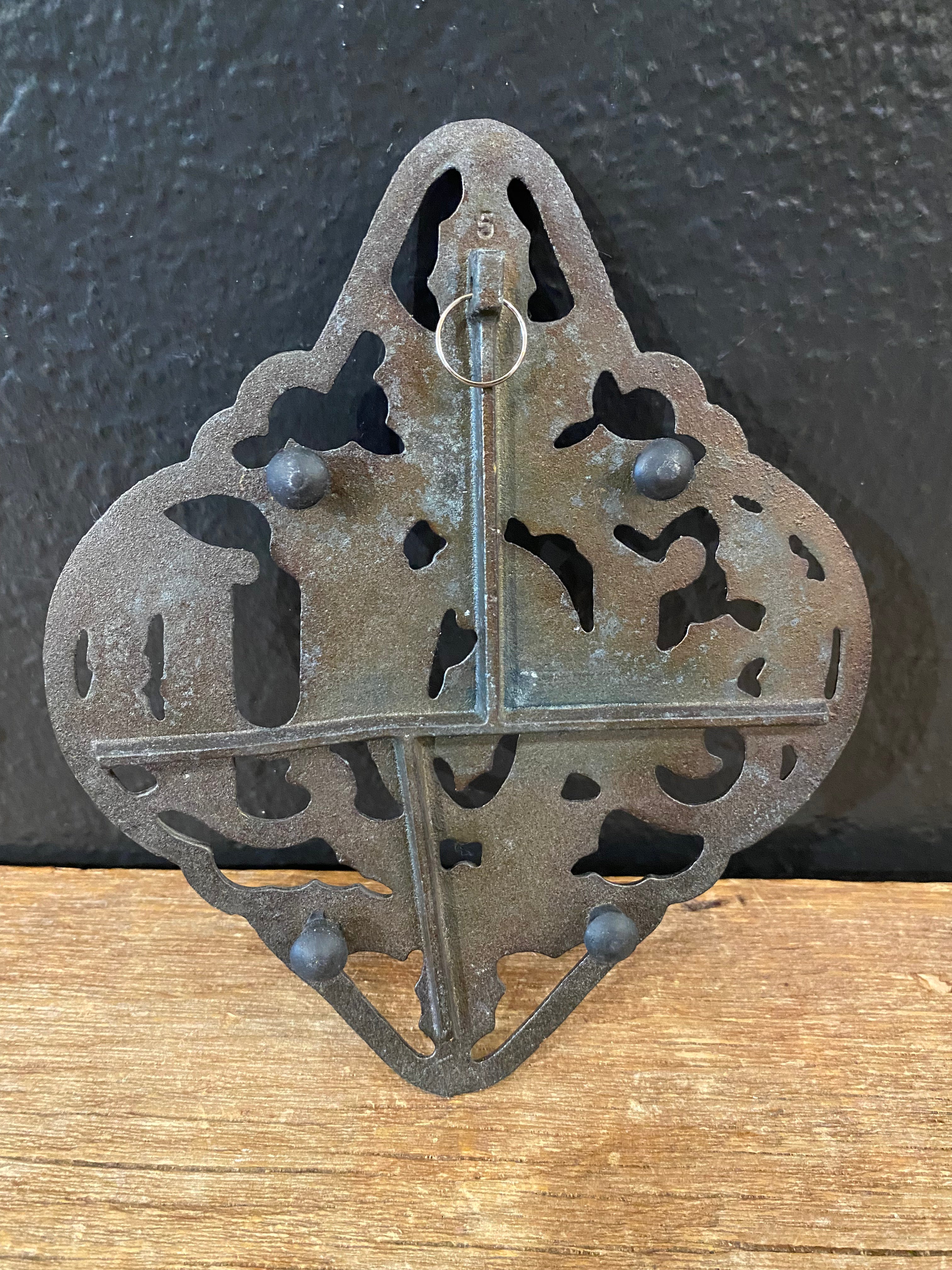 Vintage Brass Joy Trivet