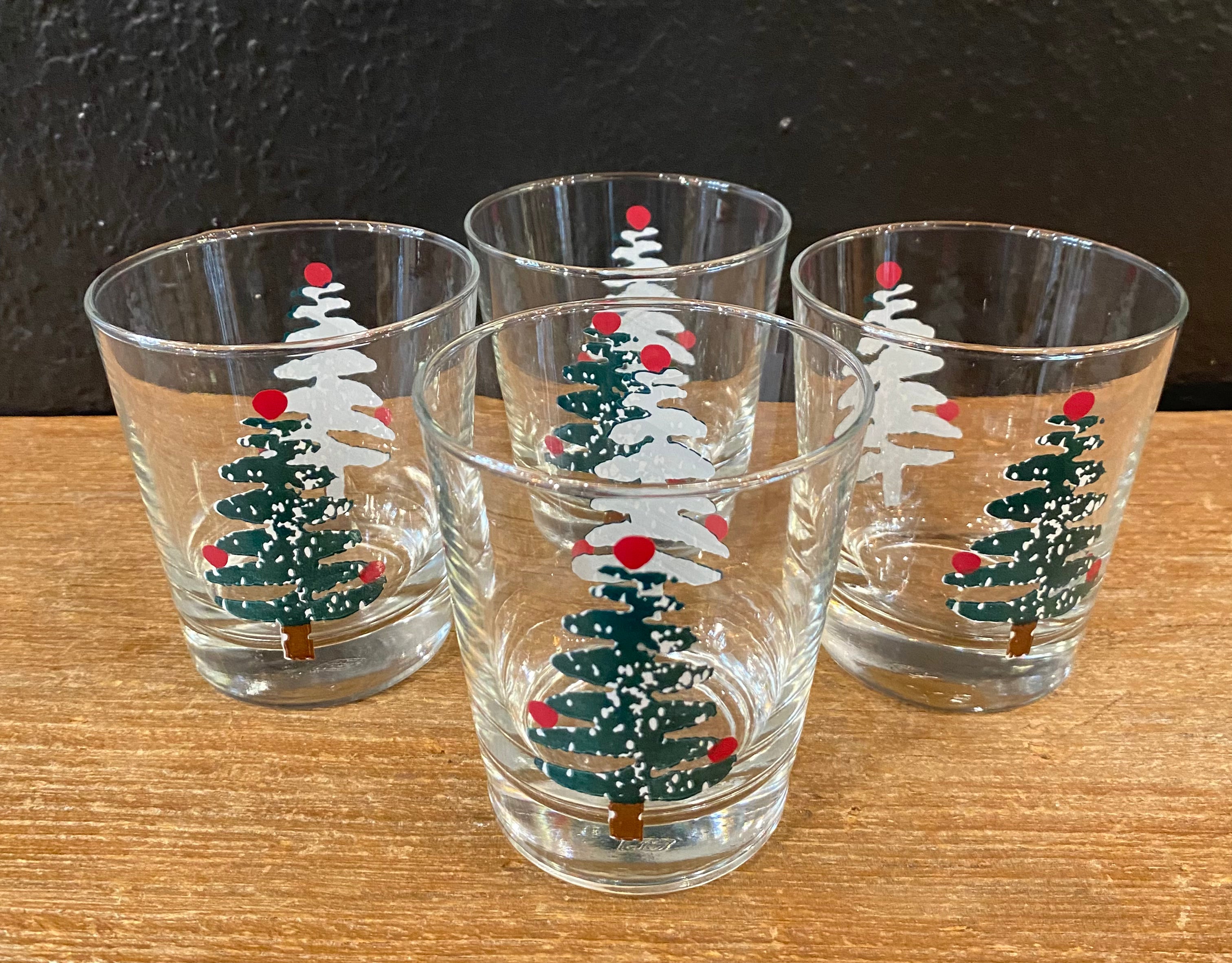 Christmas Tree Rocks Glasses | Set Of Four