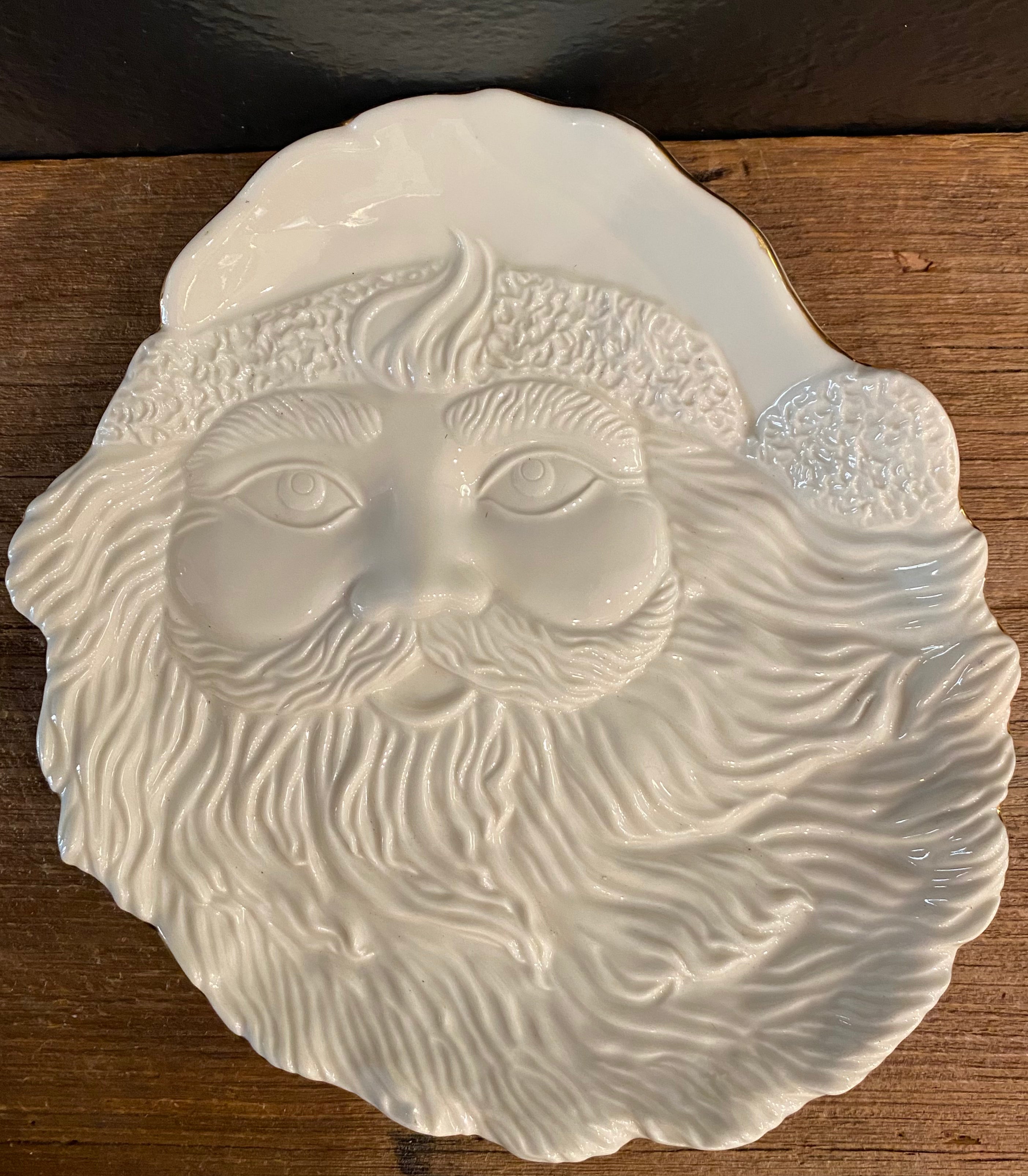 Santa Cookie Plate